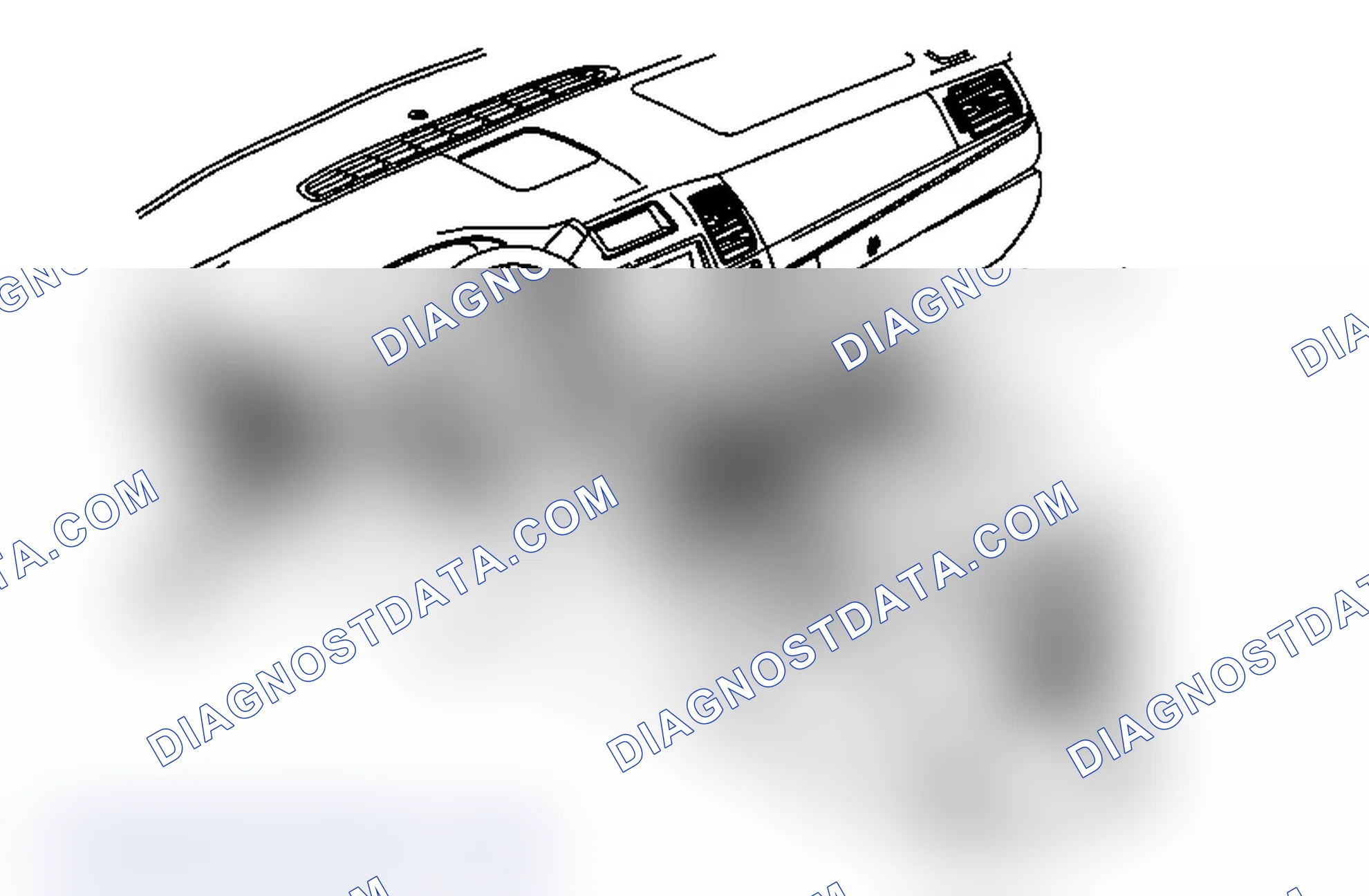 Scheme 181: Floor Console Bezel Replacement (Cadillac)