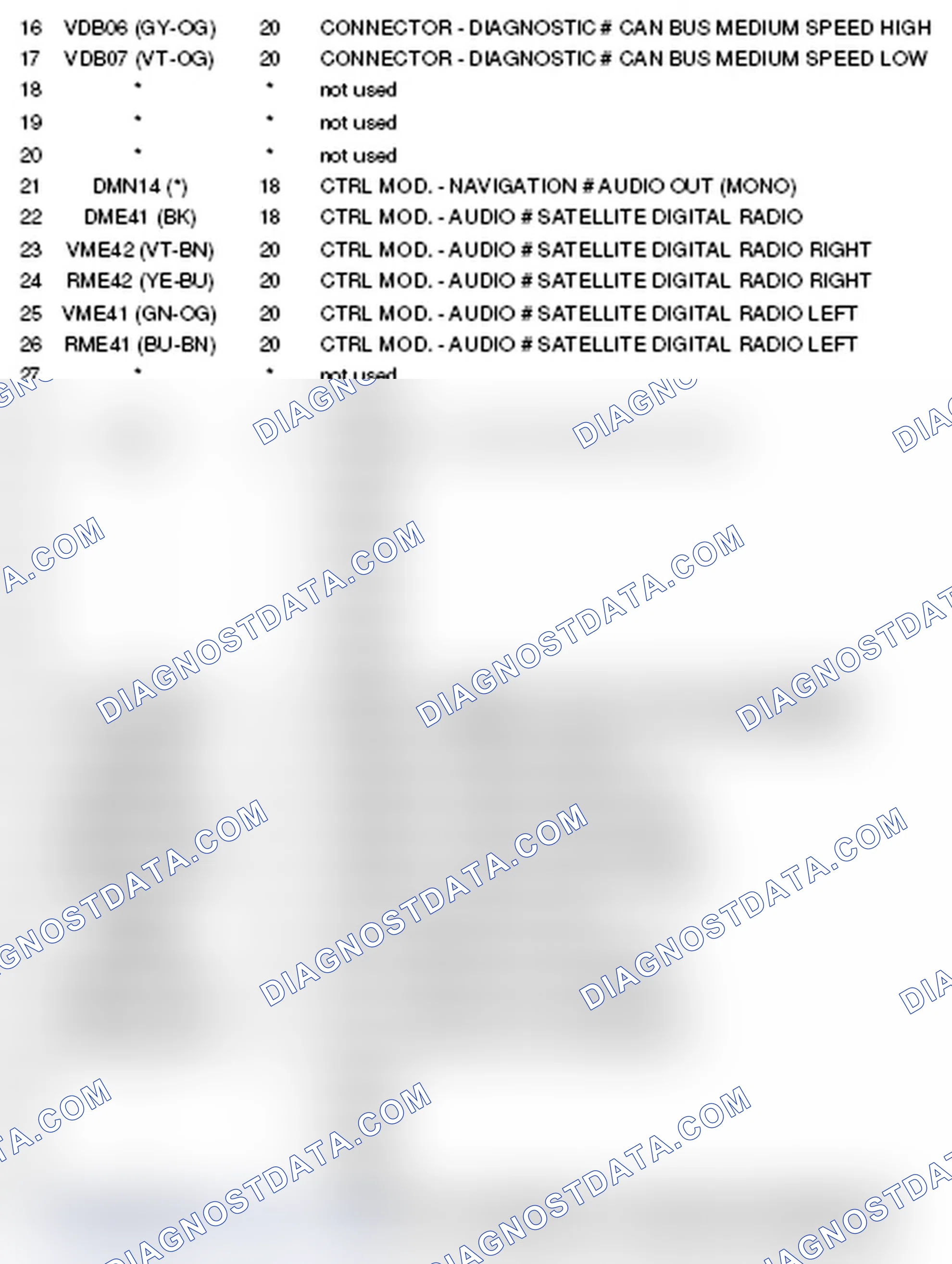 Scheme 303: Accessory Protocol Interface Module (2 Of 2) Connector End View (C3342) (2 Of 2)