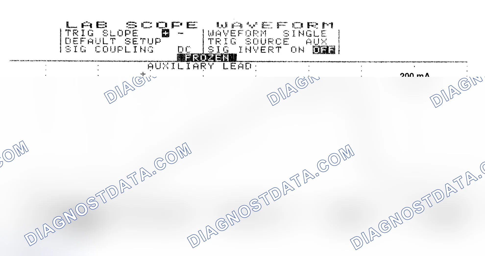 Scheme 13: Single Injector w/Normal Current Flow - Current Pattern