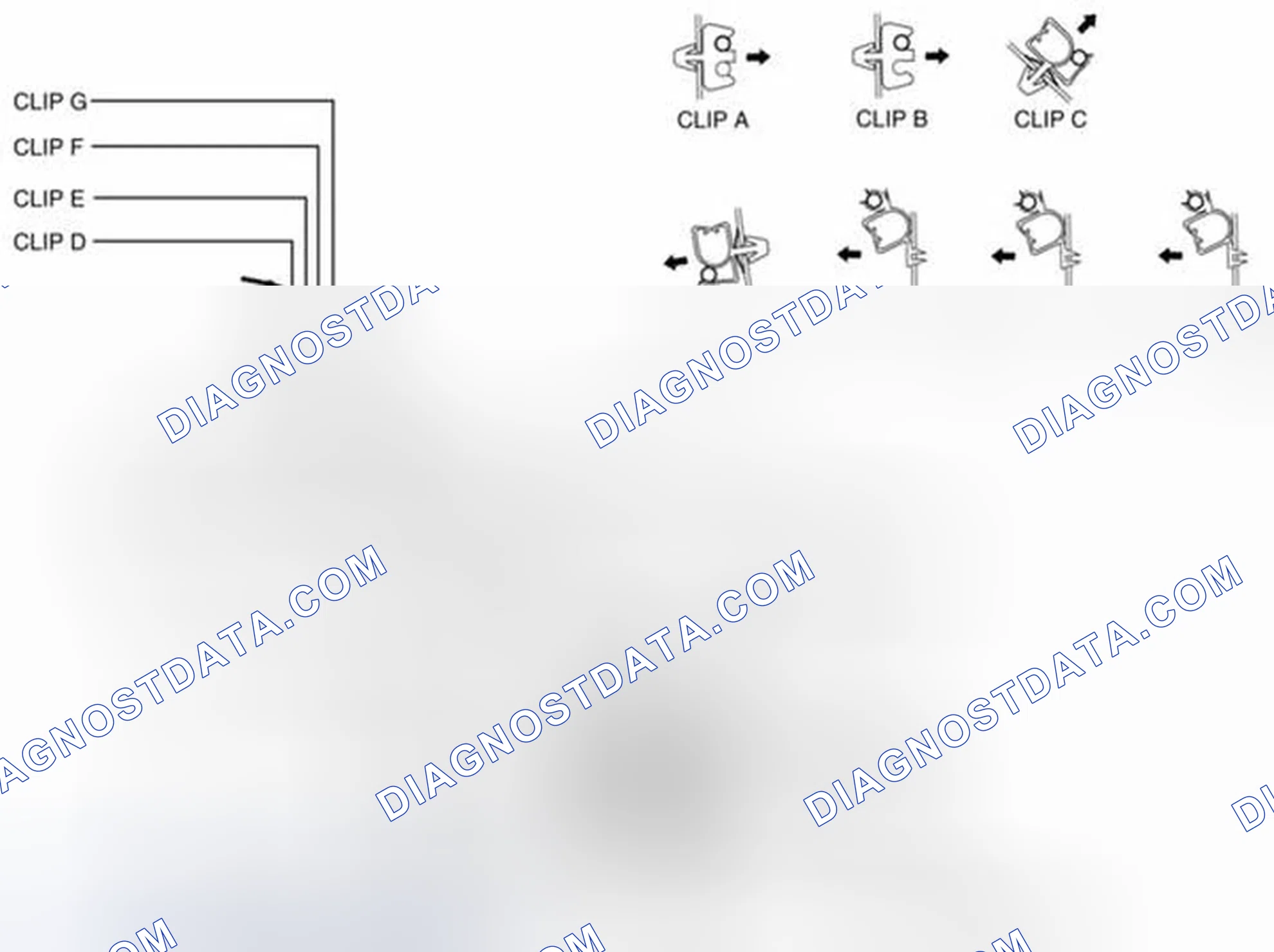 Scheme 32: REAR WASHER HOSE REMOVAL/INSTALLATION