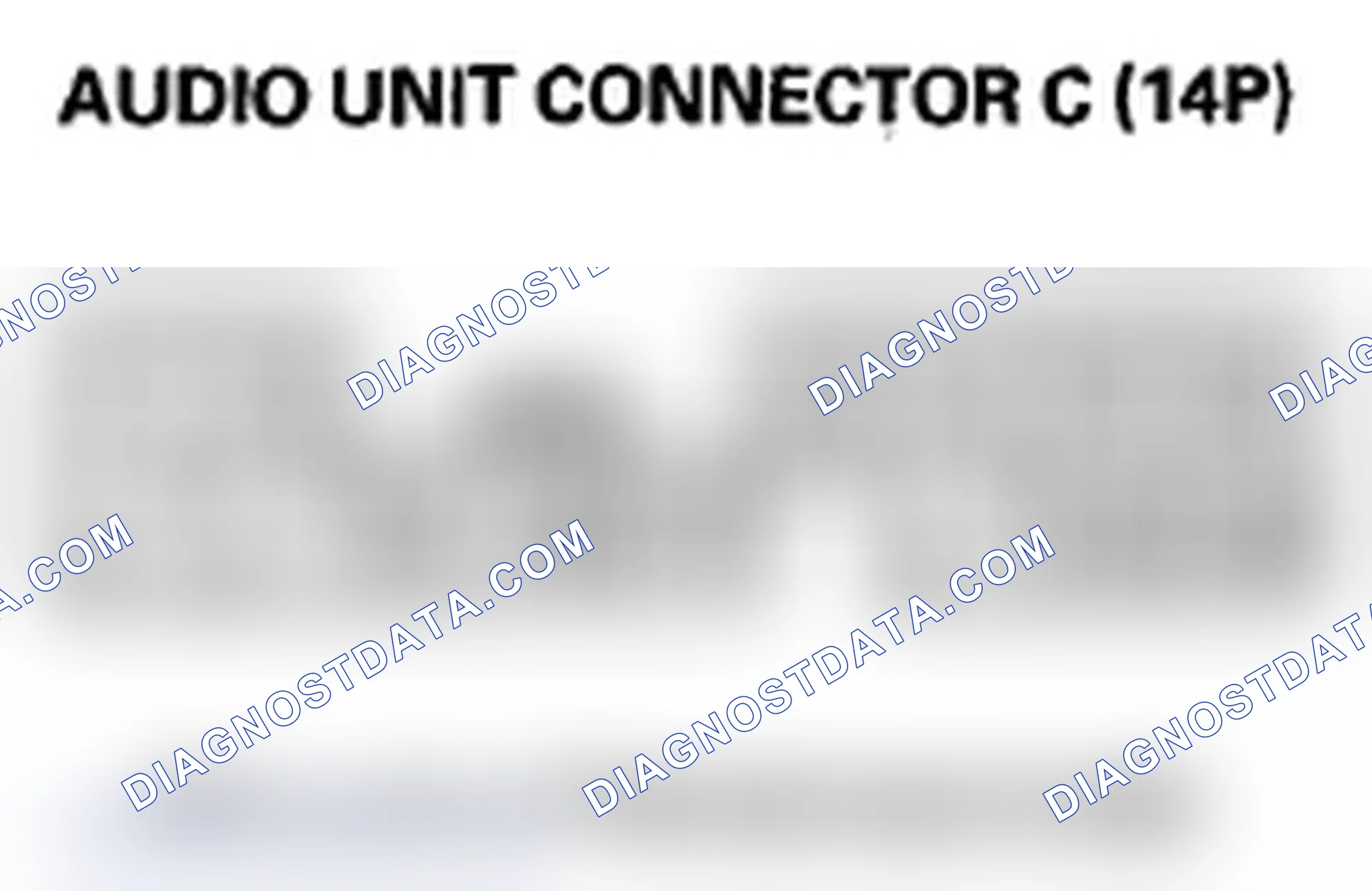 Scheme 301: Poor or no sound with XM radio (Audio unit does display XM channels) (without navigation)