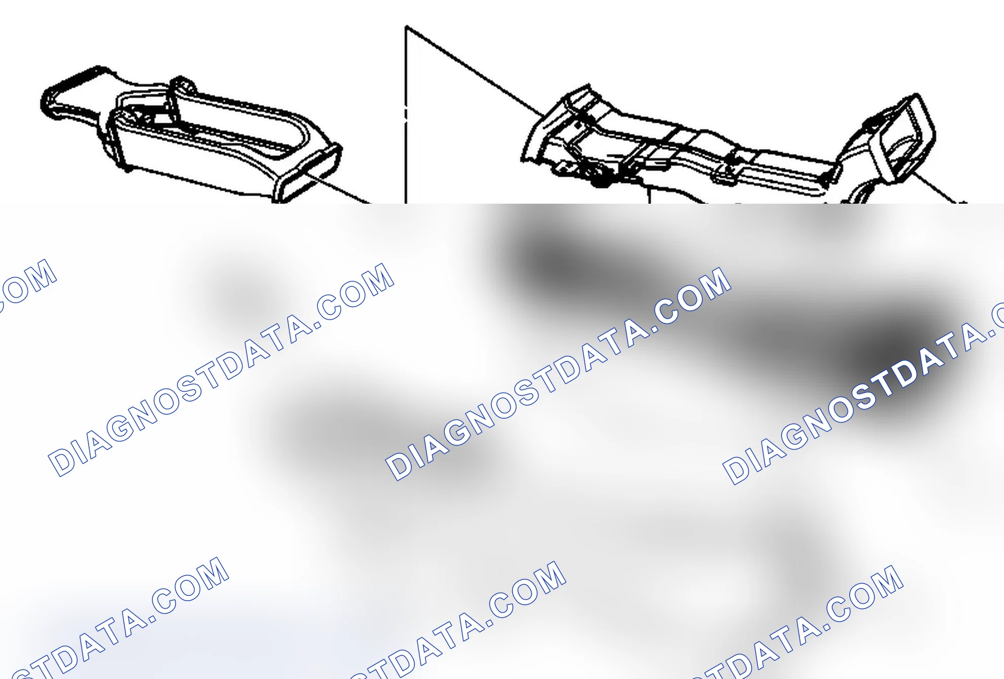 Scheme 28: Front Floor Console Rear Air Duct Replacement (Rear)