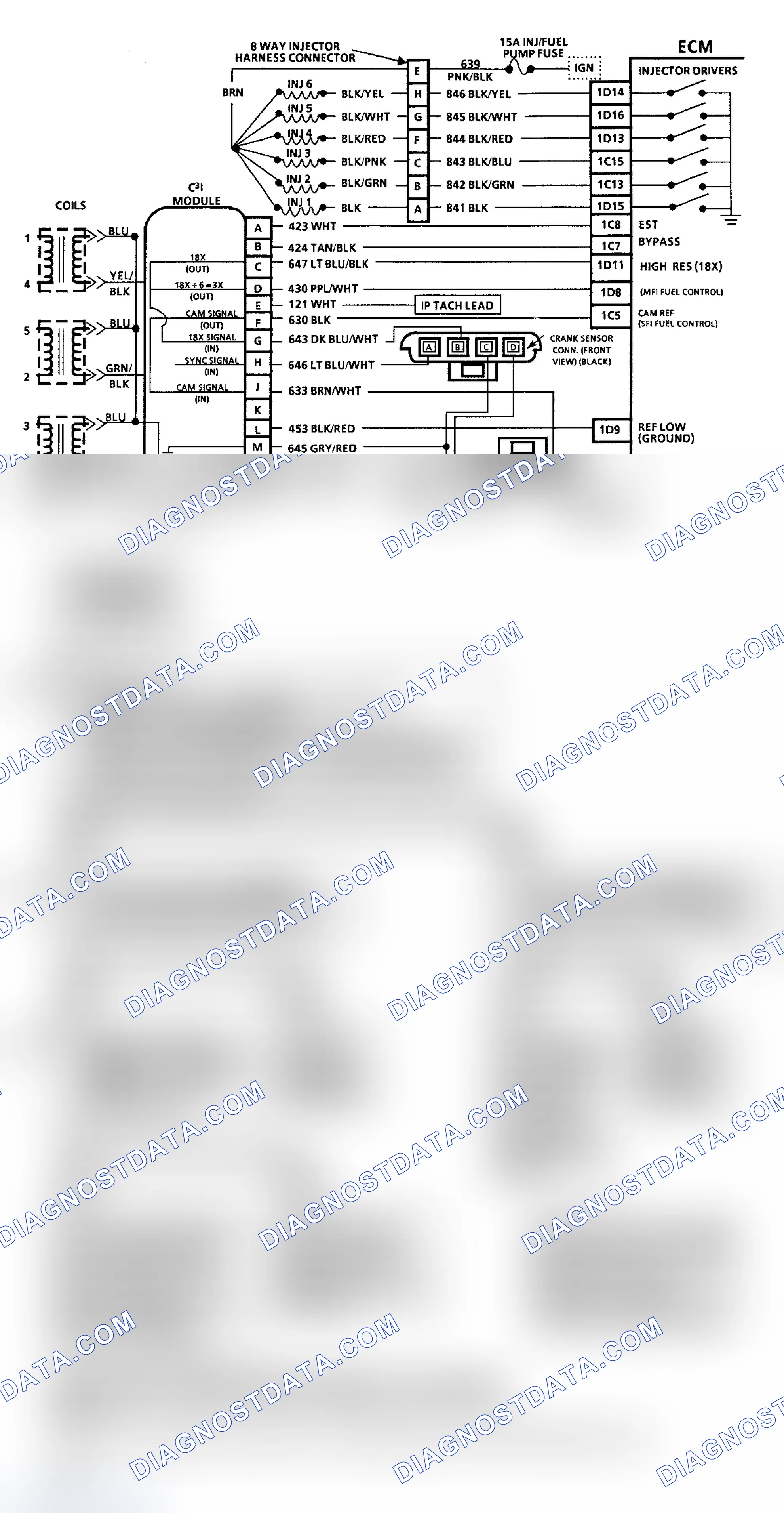 Scheme 128: Chart A3, Engine Cranks But Will Not Run (4 of 4)