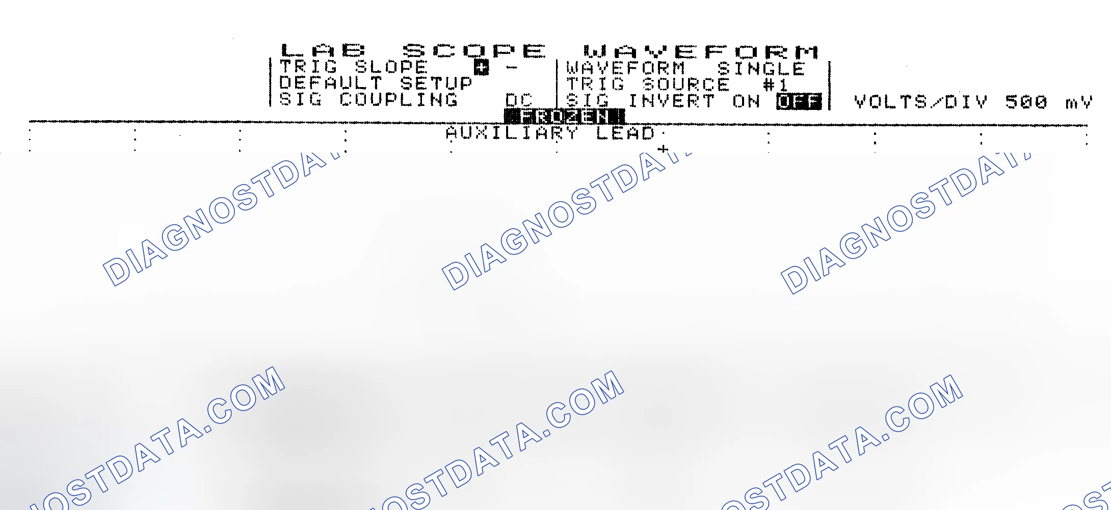 Scheme 10: Single Injector w/Excessive Current Flow - Current Pattern