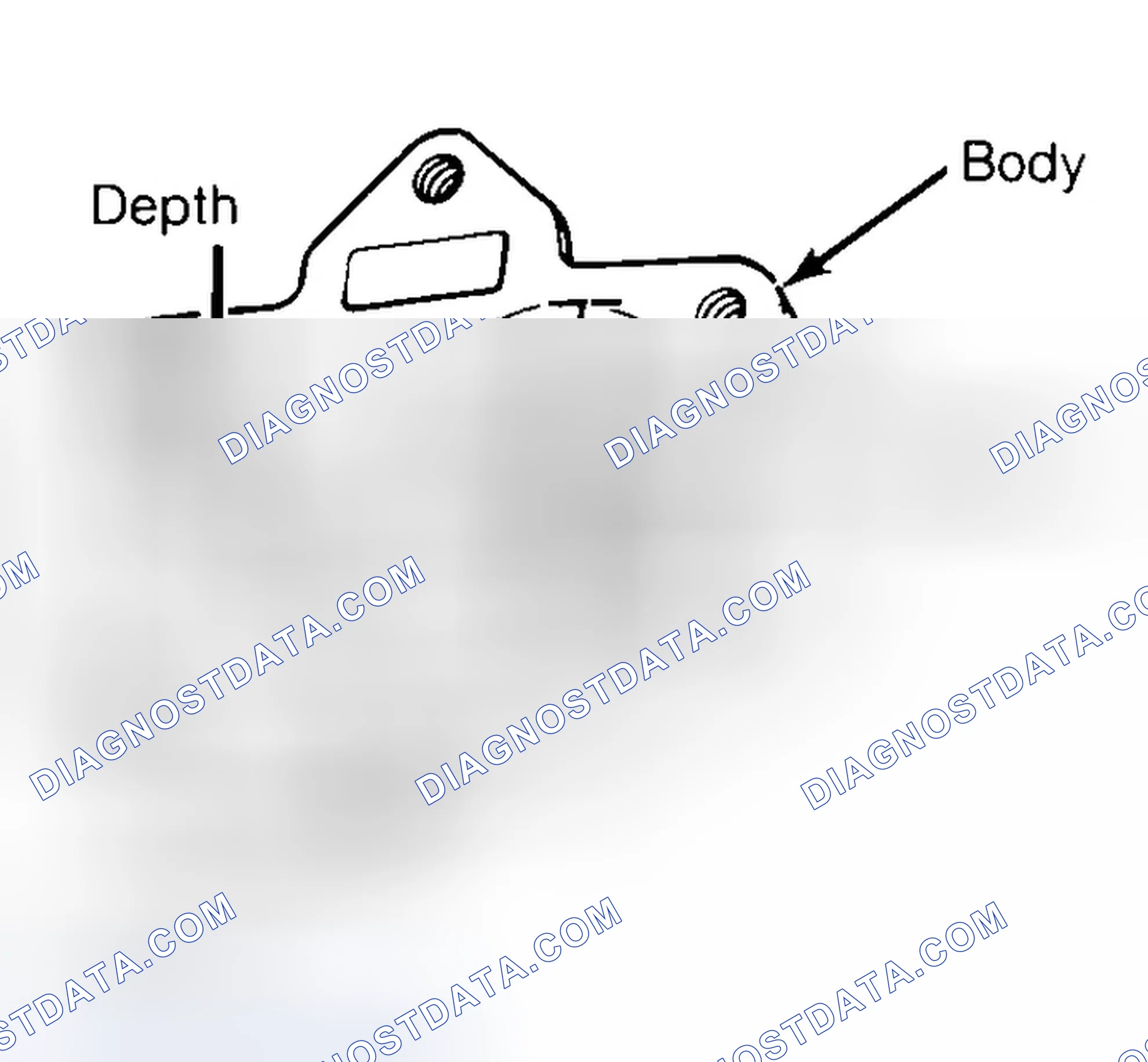 Scheme 35: Measuring Oil Pump Gear Cavity