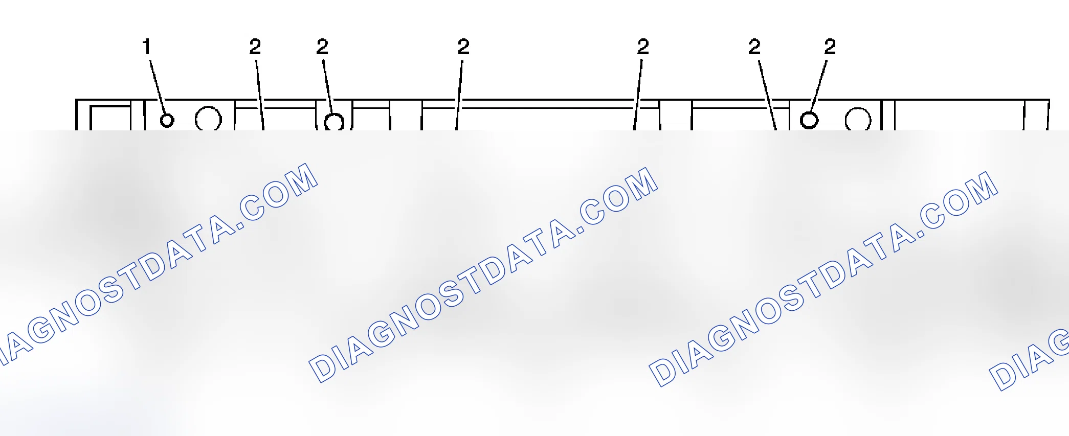 Scheme 74: Cylinder Head - Exhaust Manifold Deck View