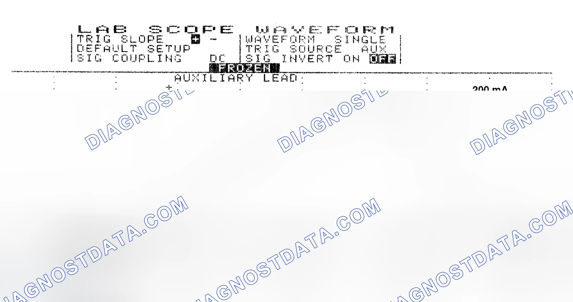 Scheme 13: Single Injector w/Normal Current Flow - Current Pattern