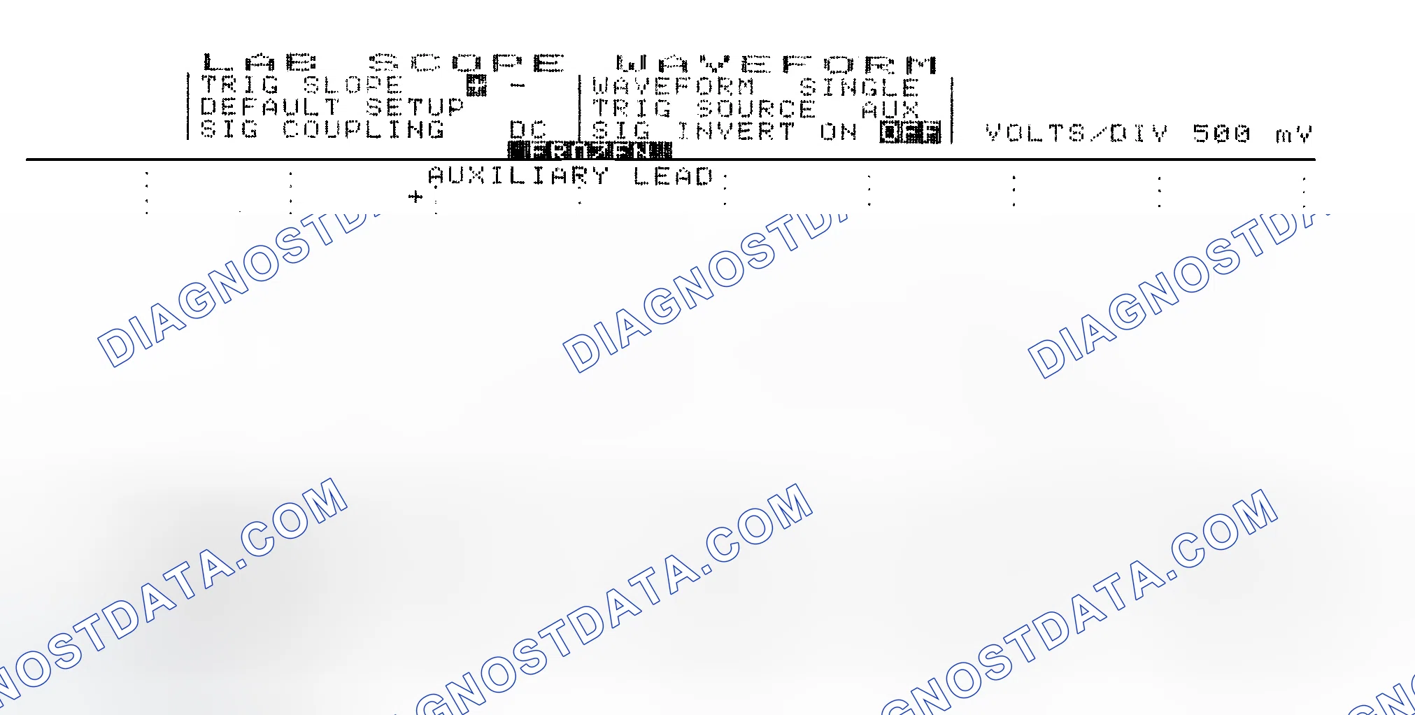 Scheme 14: Single Injector w/Excessive Current Flow - Current Pattern