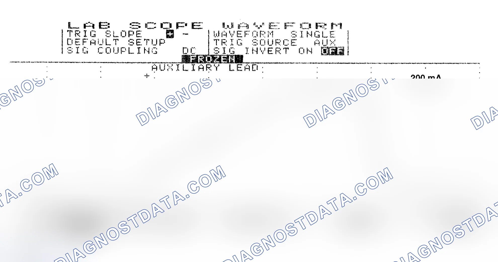 Scheme 13: Single Injector w/Normal Current Flow - Current Pattern