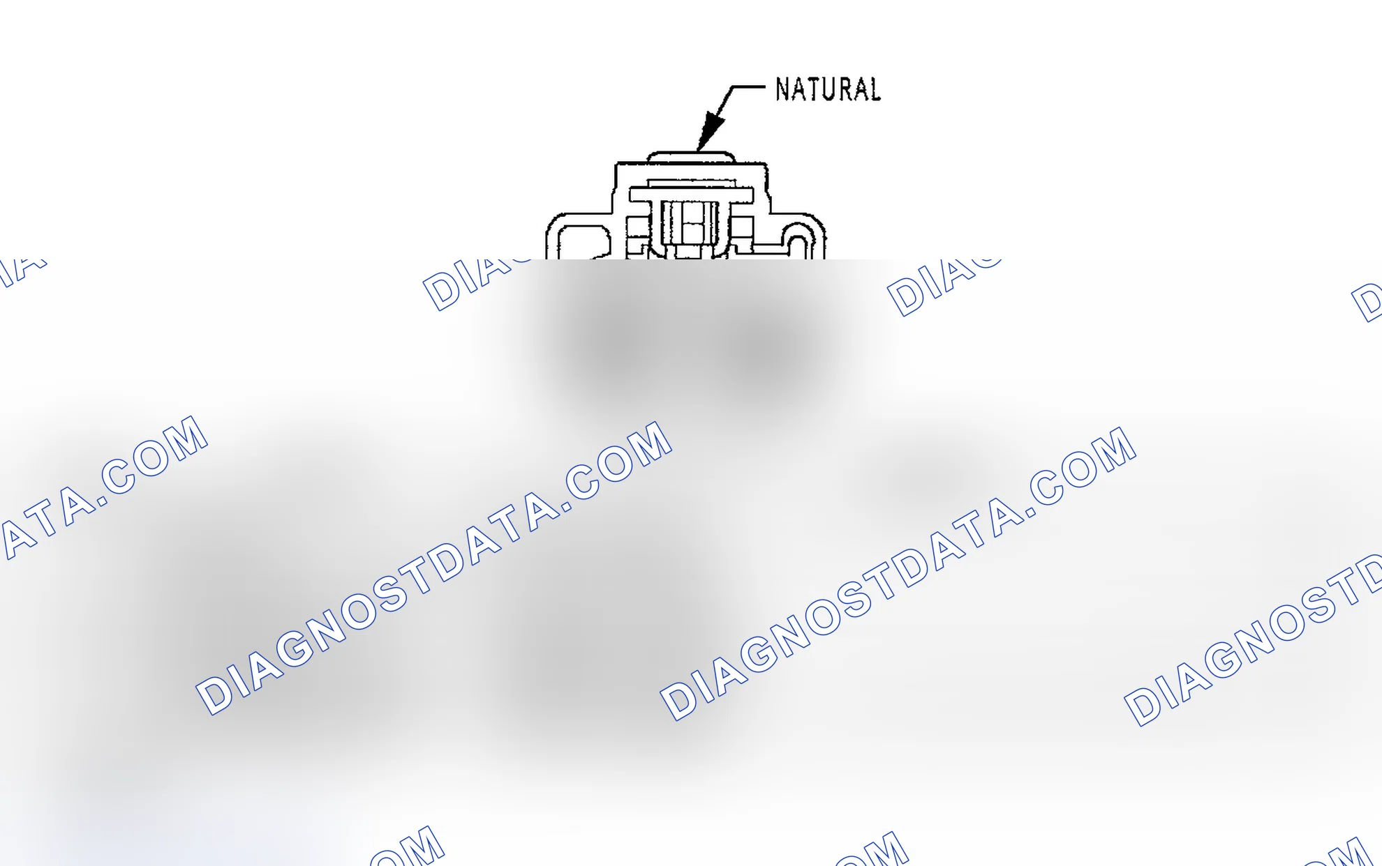 Scheme 378: THROTTLE POSITION SENSOR HARNESS CONNECTOR END VIEW