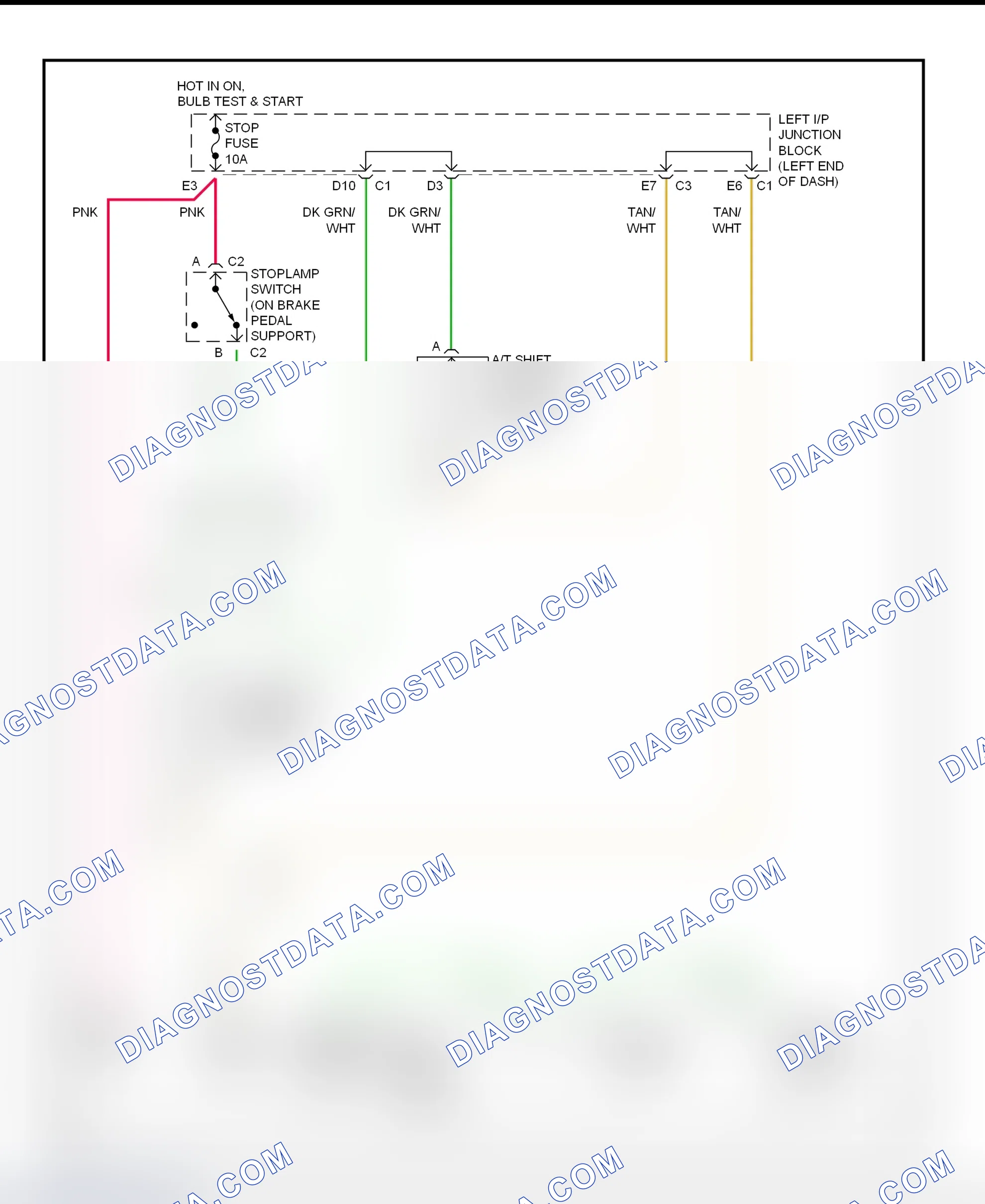 Scheme 300: Shift Interlock System Wiring Diagram (2001 Impala & Monte Carlo)