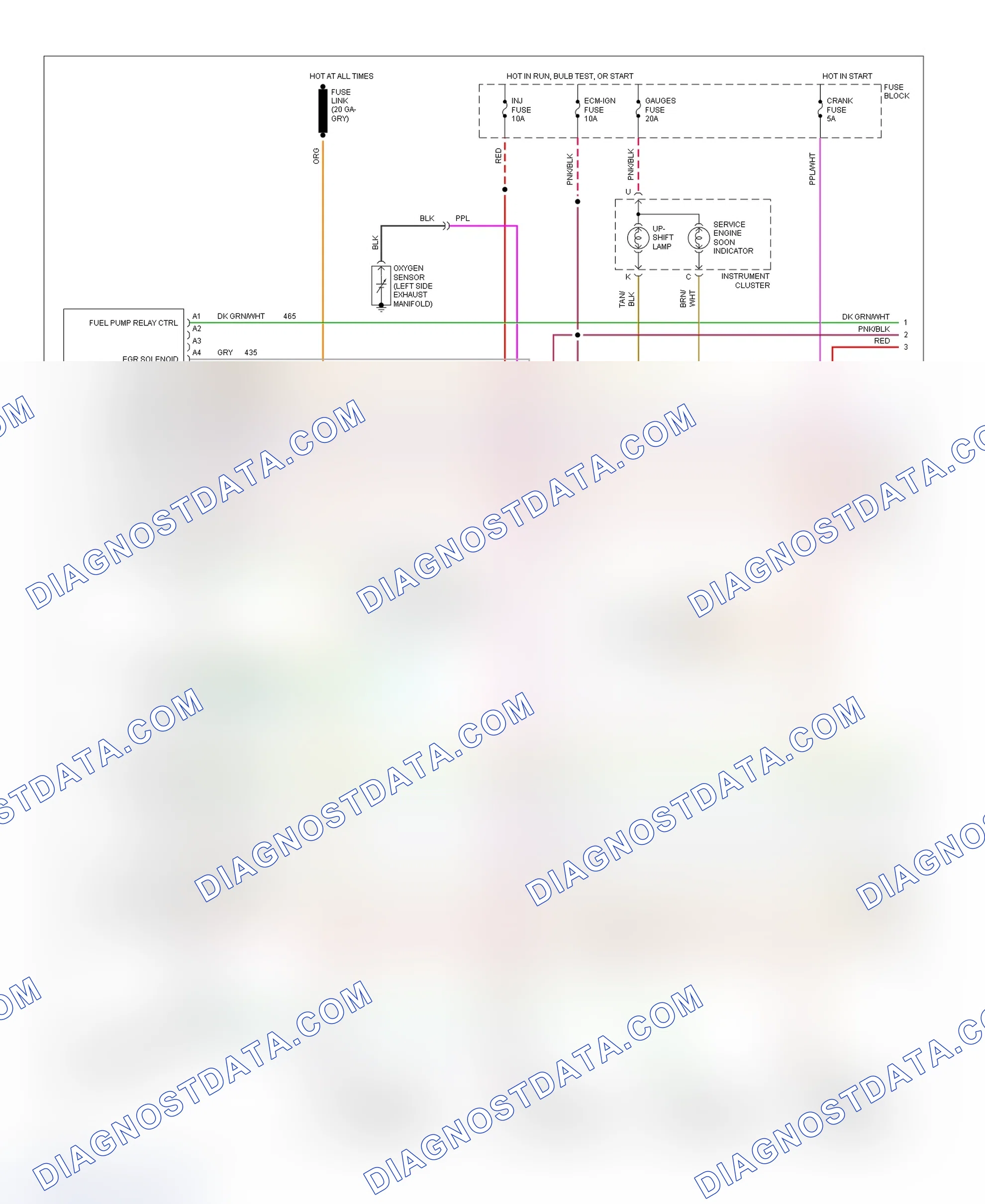 Scheme 117: Wiring Diagram (Blazer, Pickup, Sierra, Suburban & Yukon - 5.0L & 5.7L With M/T - 1 Of 2)