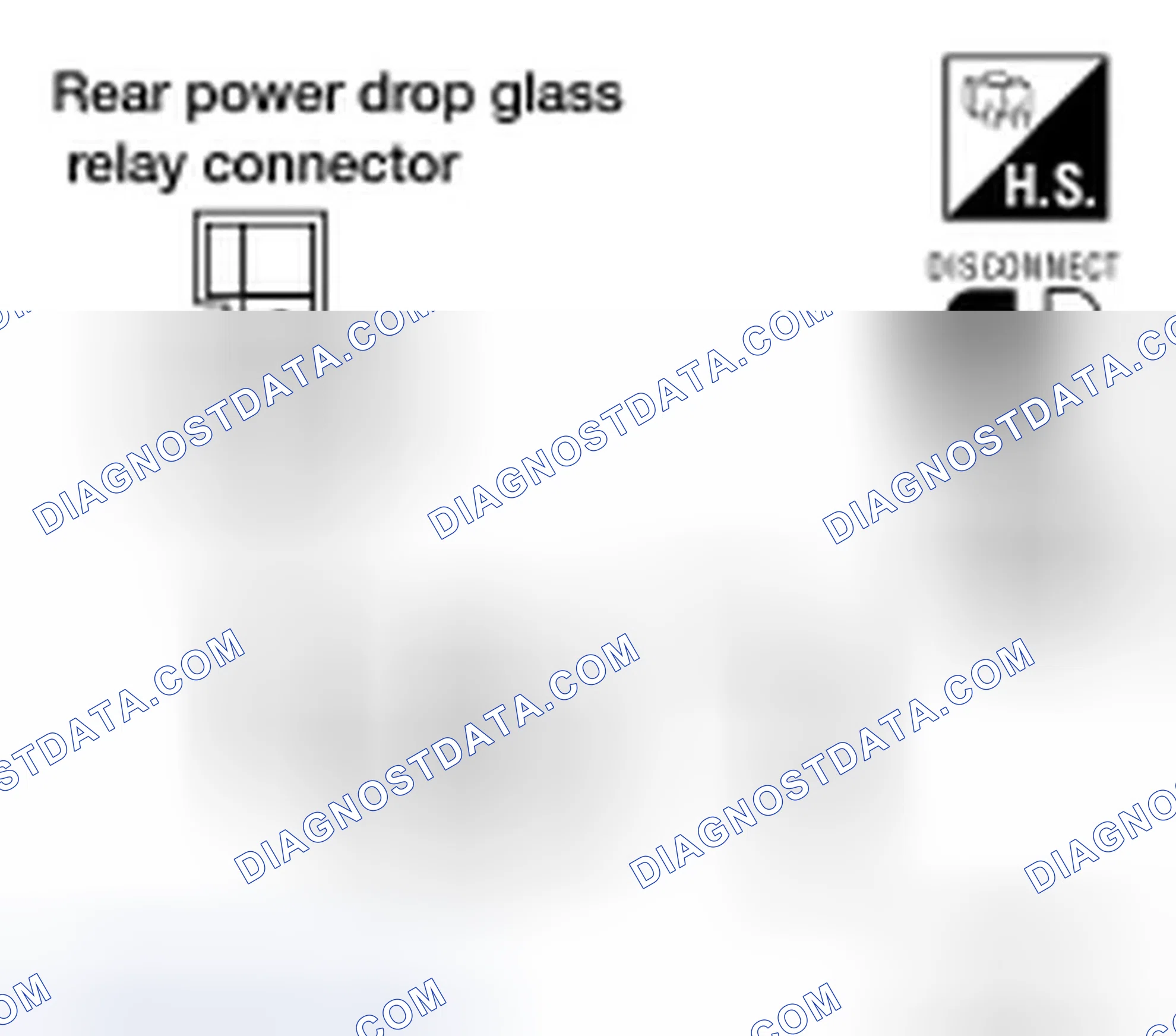 Scheme 87: Rear Power Drop Glass Down Relay Check