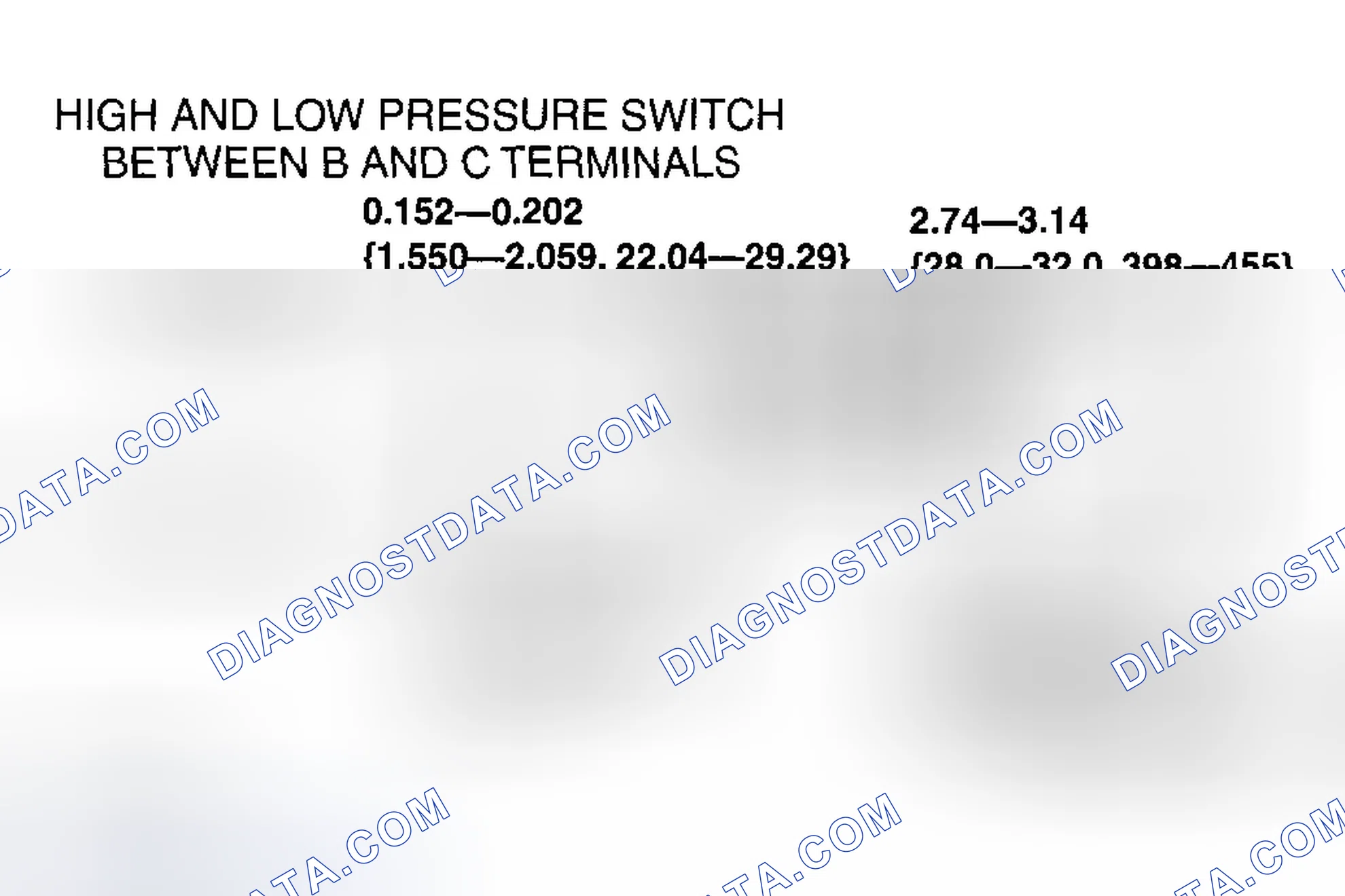 Scheme 120: REFRIGERANT PRESSURE SWITCH INSPECTION