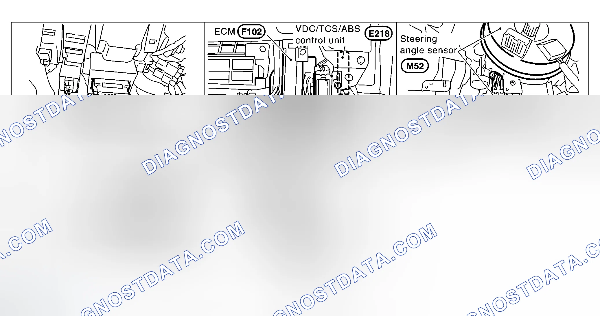 Scheme 30: Component Parts and Harness Connector Location