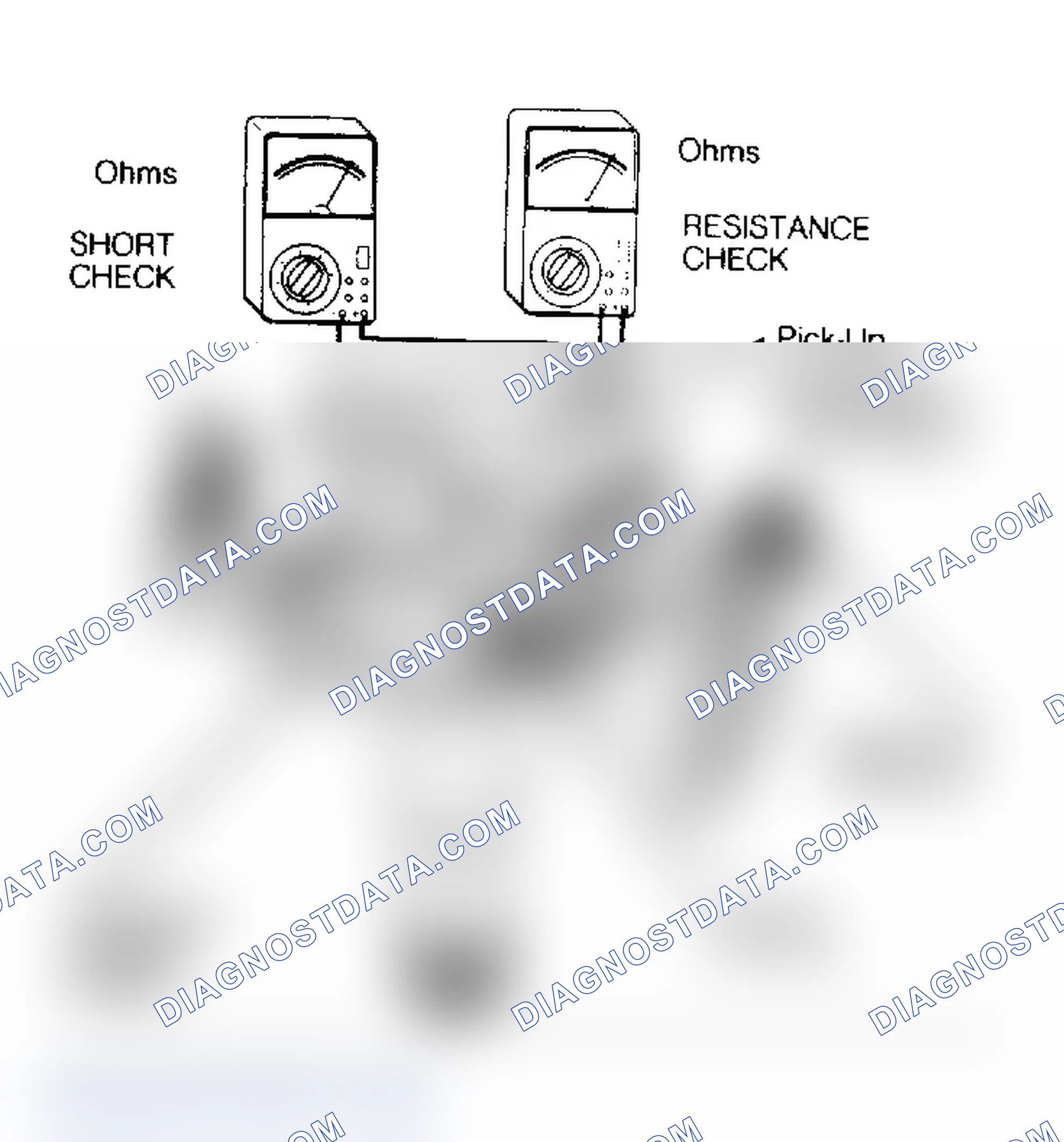 Scheme 7: DISTRIBUTOR PICK-UP COIL SHORT & RESISTANCE CHECKS