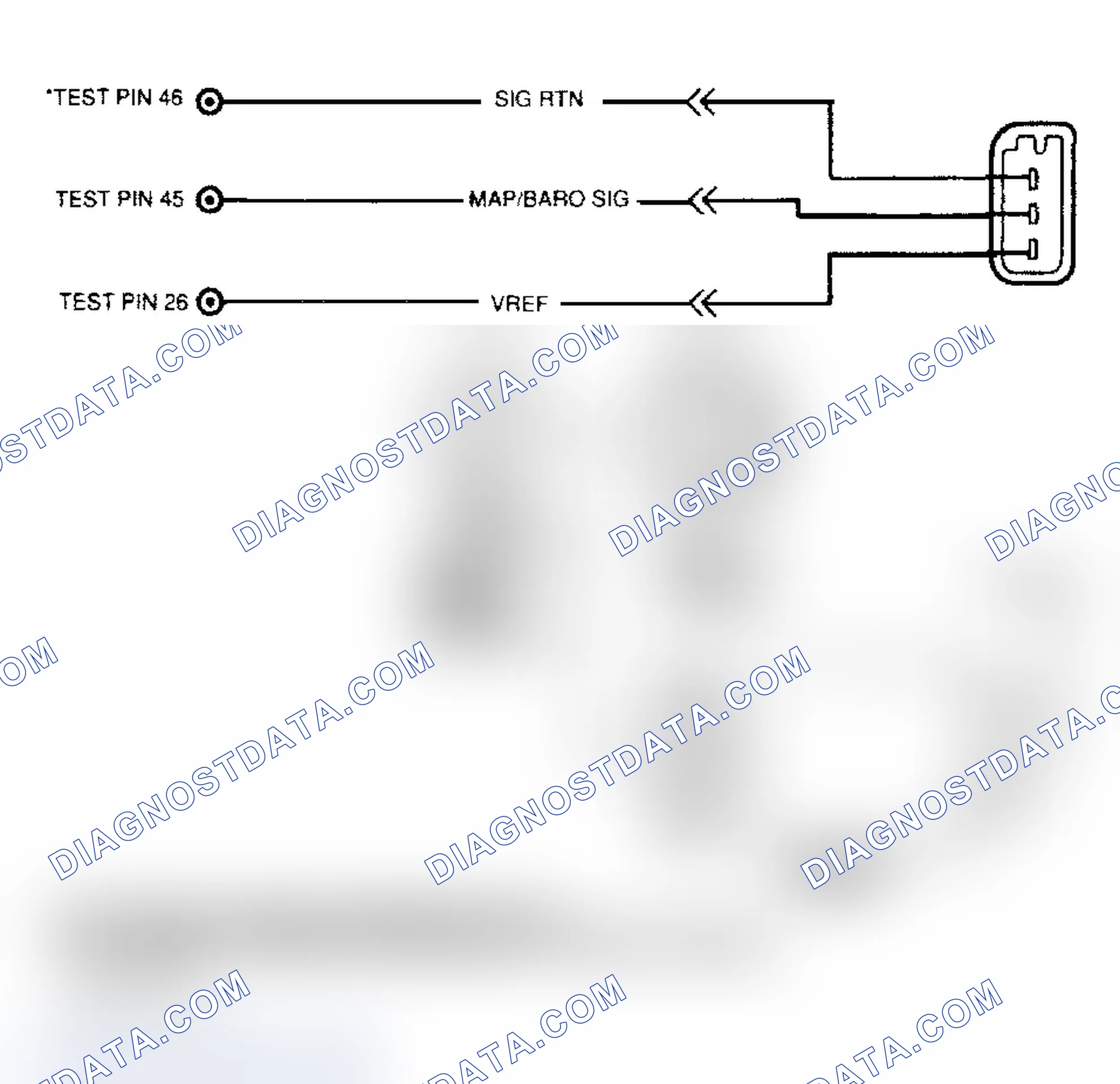 Scheme 34: MAP/BARO Sensor Circuits, Terminals & Tester Hookup