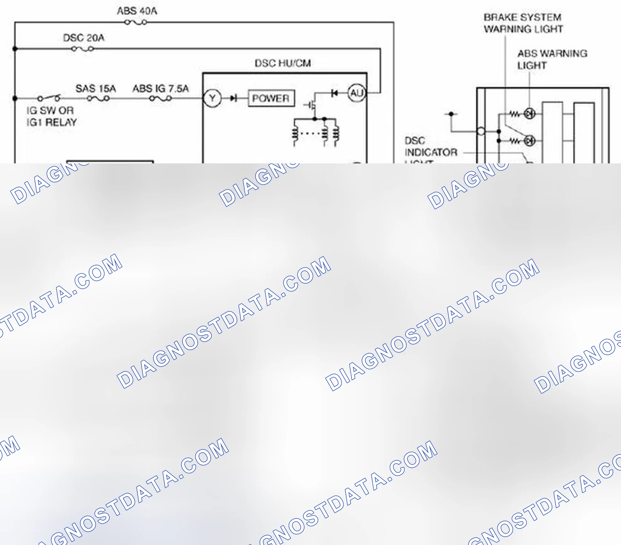 Scheme 11: Dynamic Stability Control System - Wiring Diagram