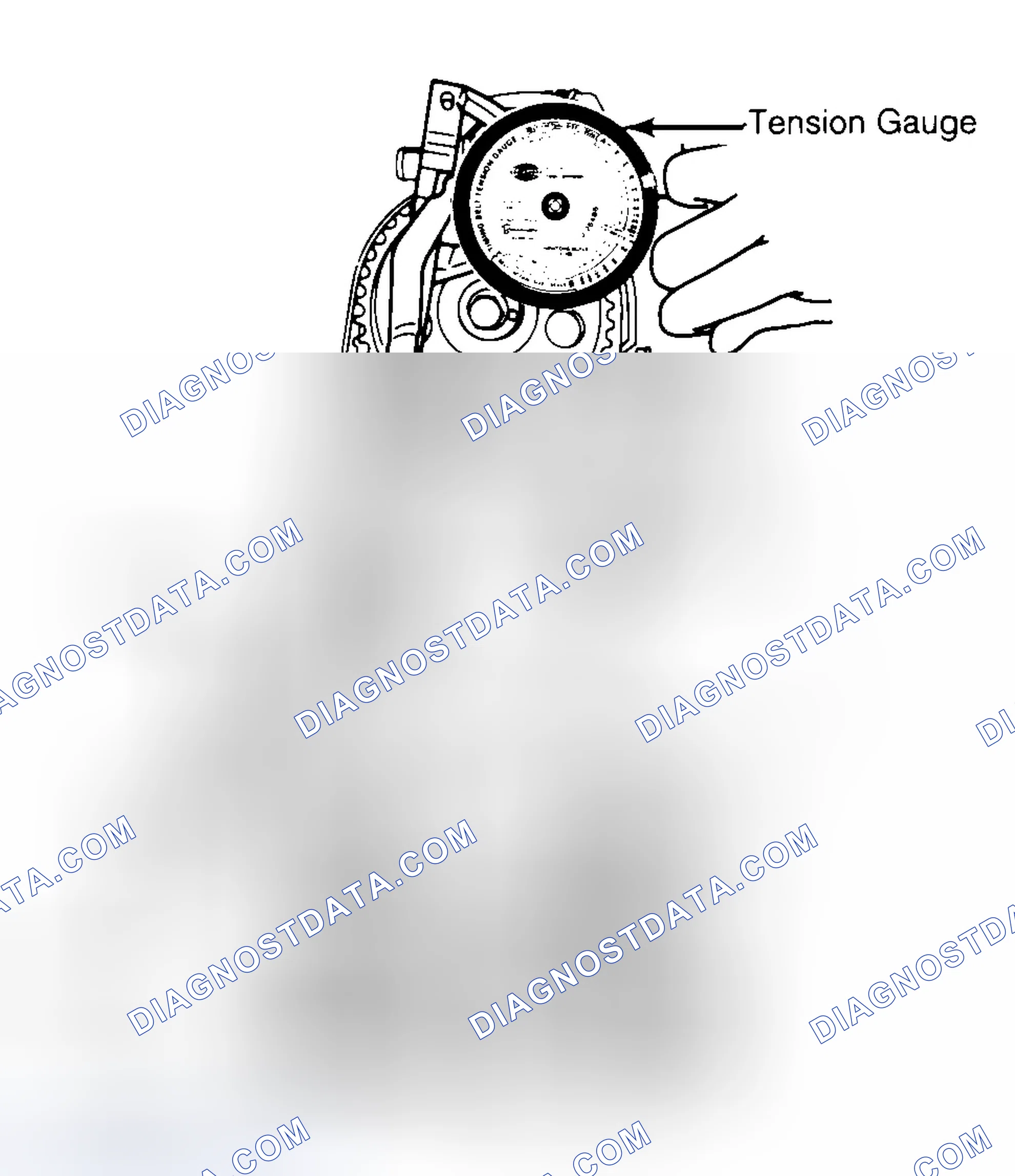 Scheme 3: Adjusting Typical Timing Belt Tension