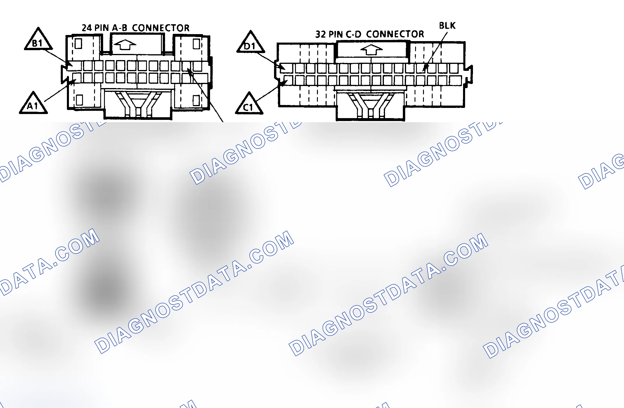 Scheme 303: Code 23 Schematic, MAT Sensor Signal Voltage High (3.0L)