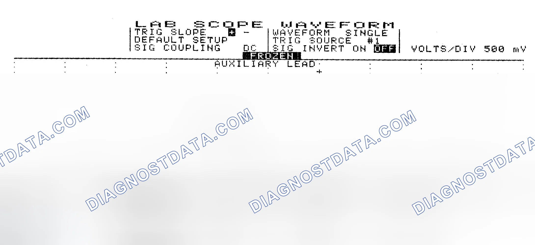 Scheme 10: Single Injector w/Excessive Current Flow - Current Pattern