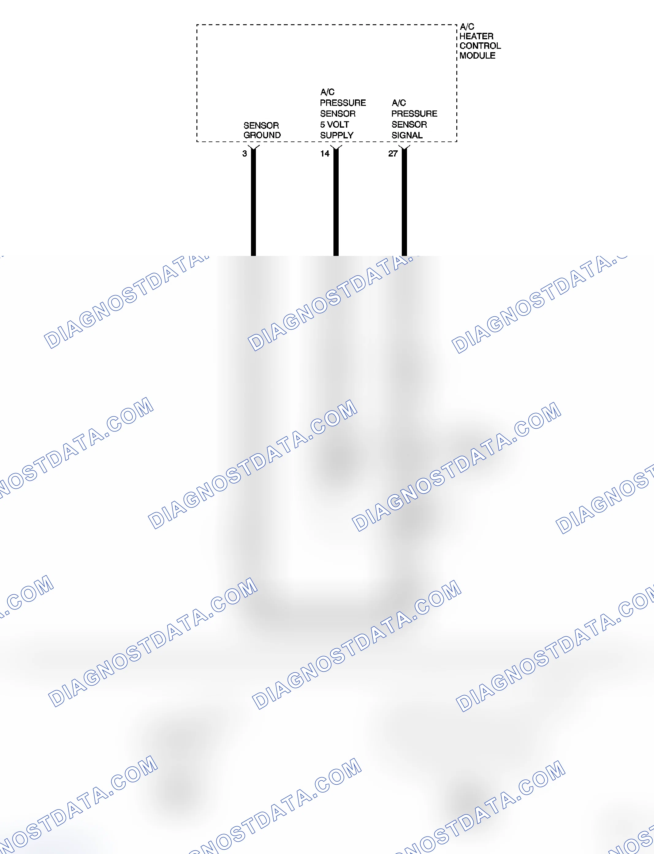 Scheme 39: A/C PRESSURE SENSOR CIRCUIT