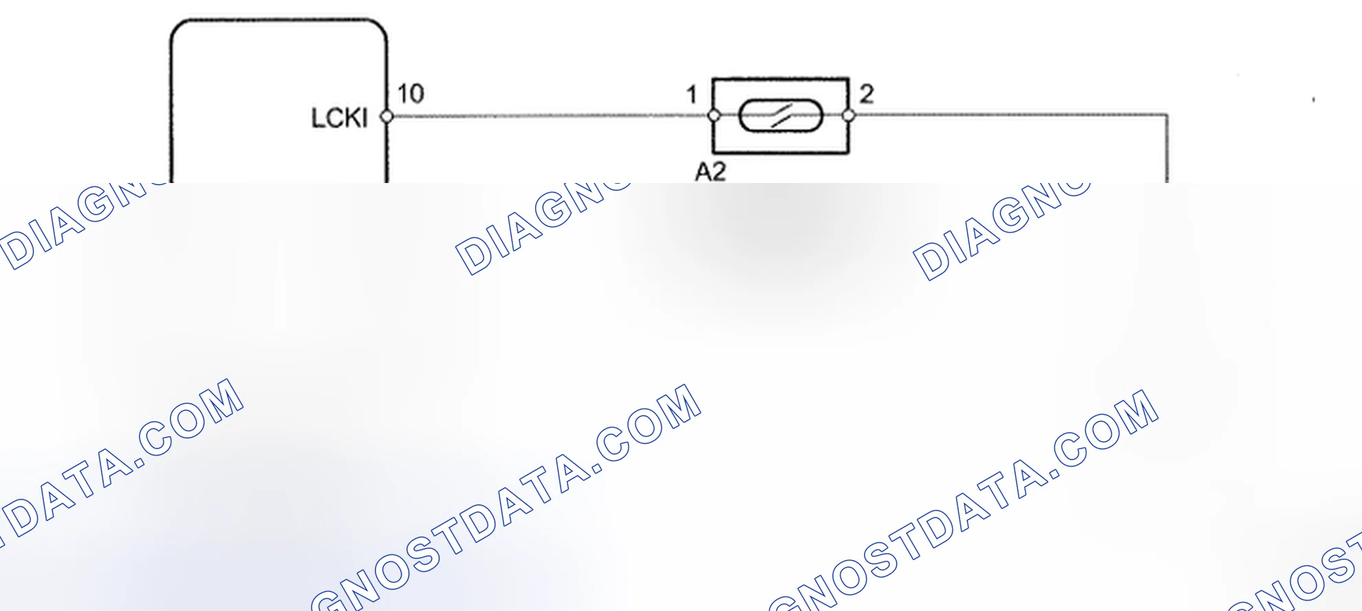 Scheme 22: Compressor Lock Sensor Circuit - Wiring Diagram
