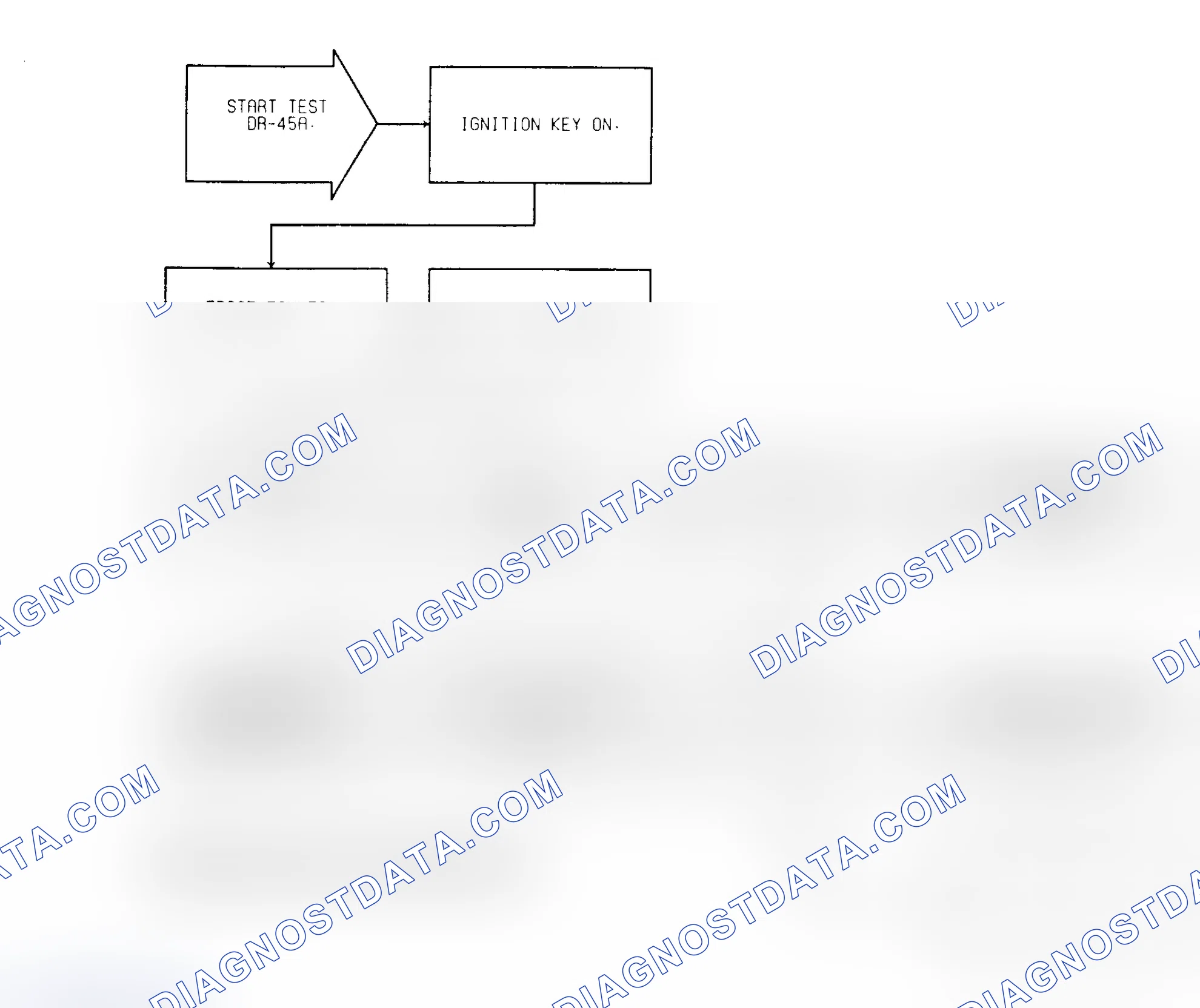 Scheme 22: Test DR-45A: Intermittent Test For Injector Circuits