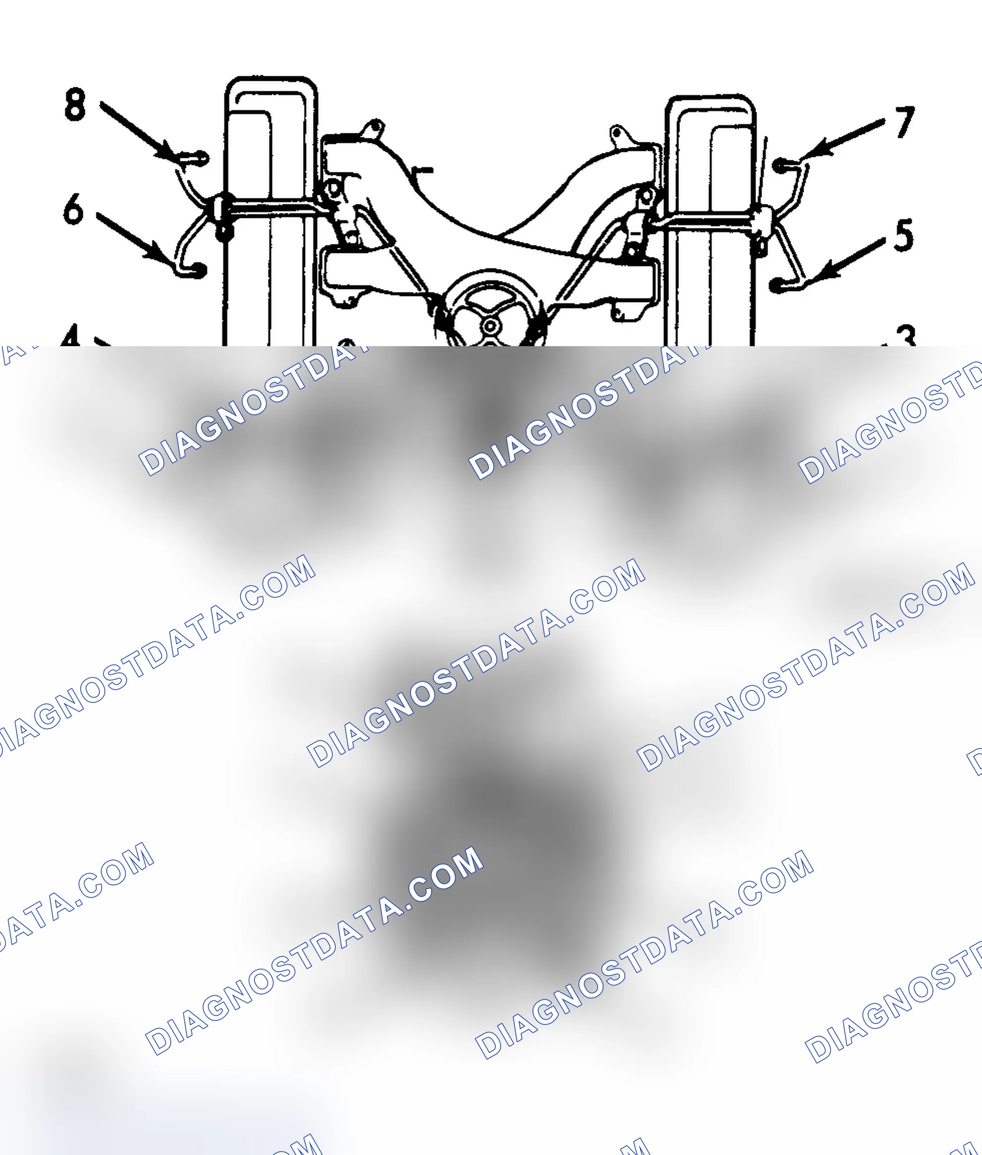 Scheme 27: Injection Pump Fuel Line Routing