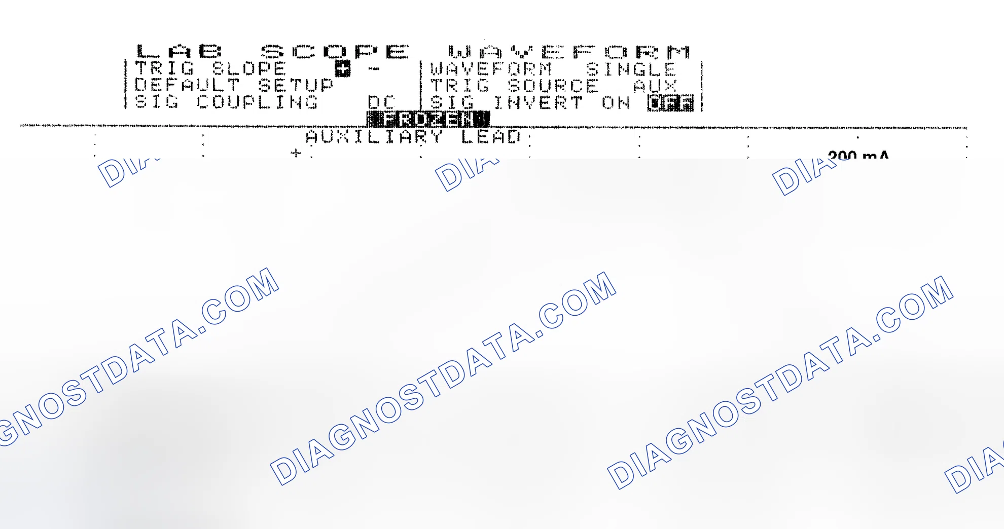 Scheme 13: Single Injector w/Normal Current Flow - Current Pattern