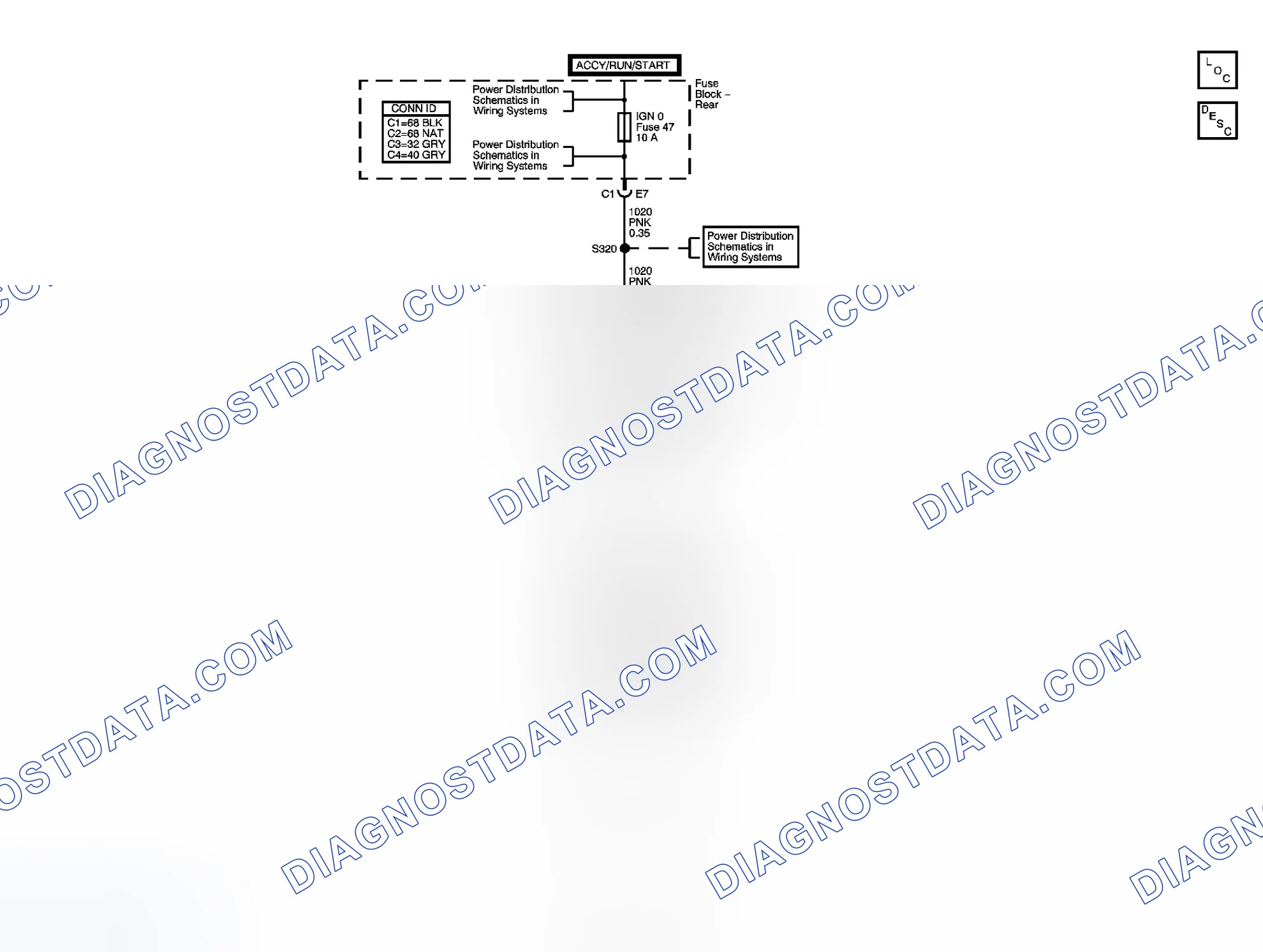 Scheme 1: Column/Ignition Lock Schematics