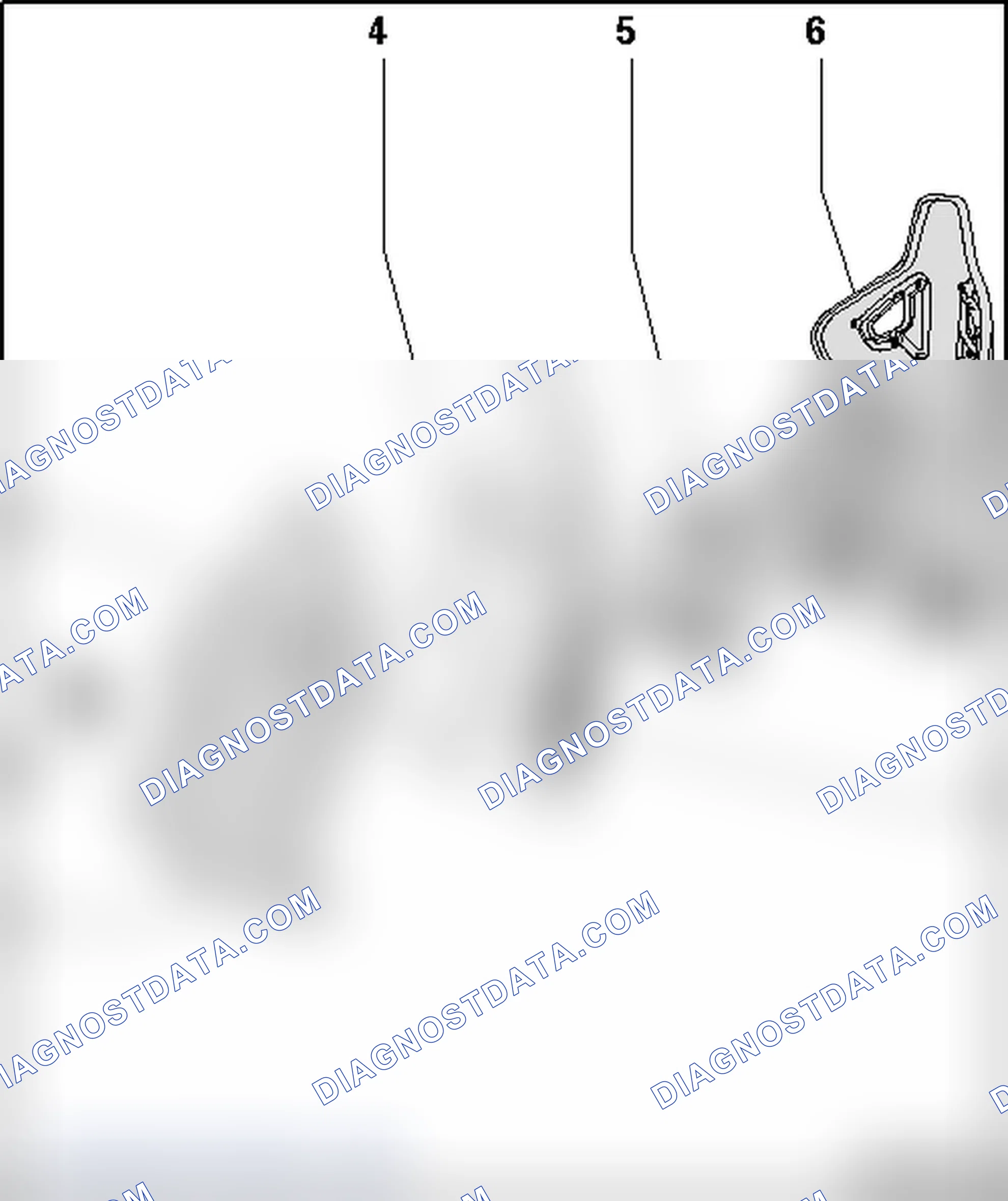 Scheme 366: BUCKET SEAT BACKREST COVER AND PADDING OVERVIEW