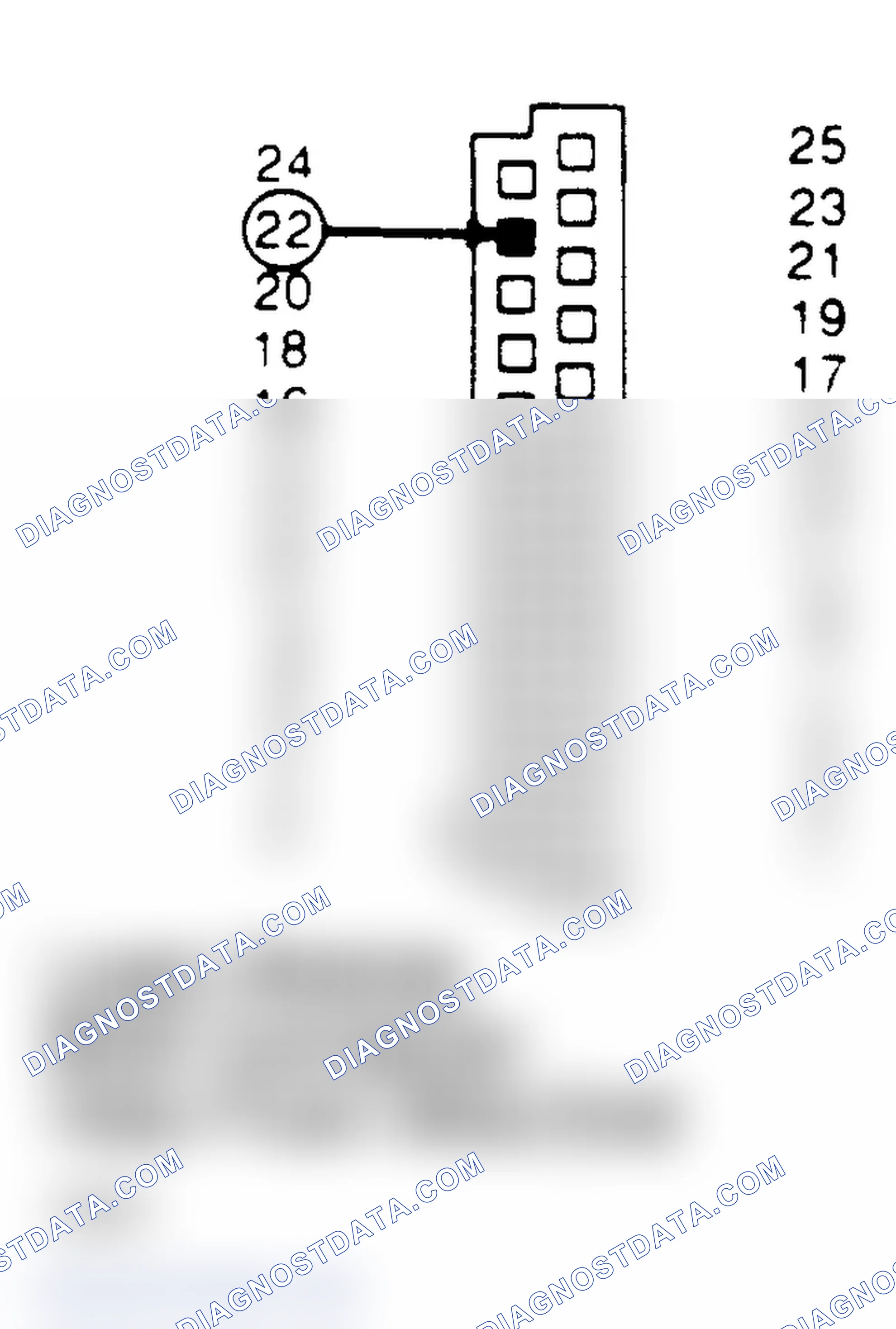 Scheme 133: Logic Module Blue Connector View From Wire End