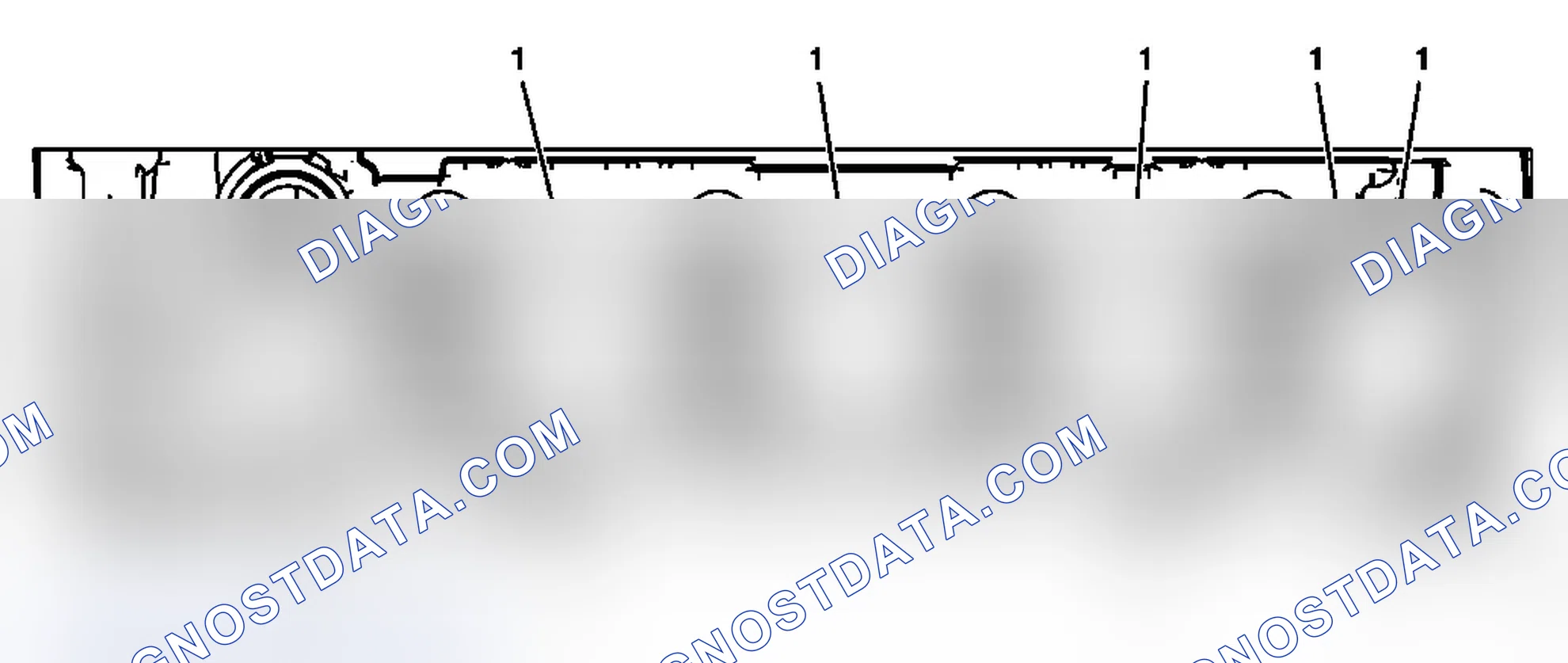 Scheme 13: Cylinder Head- Intake Manifold Deck View