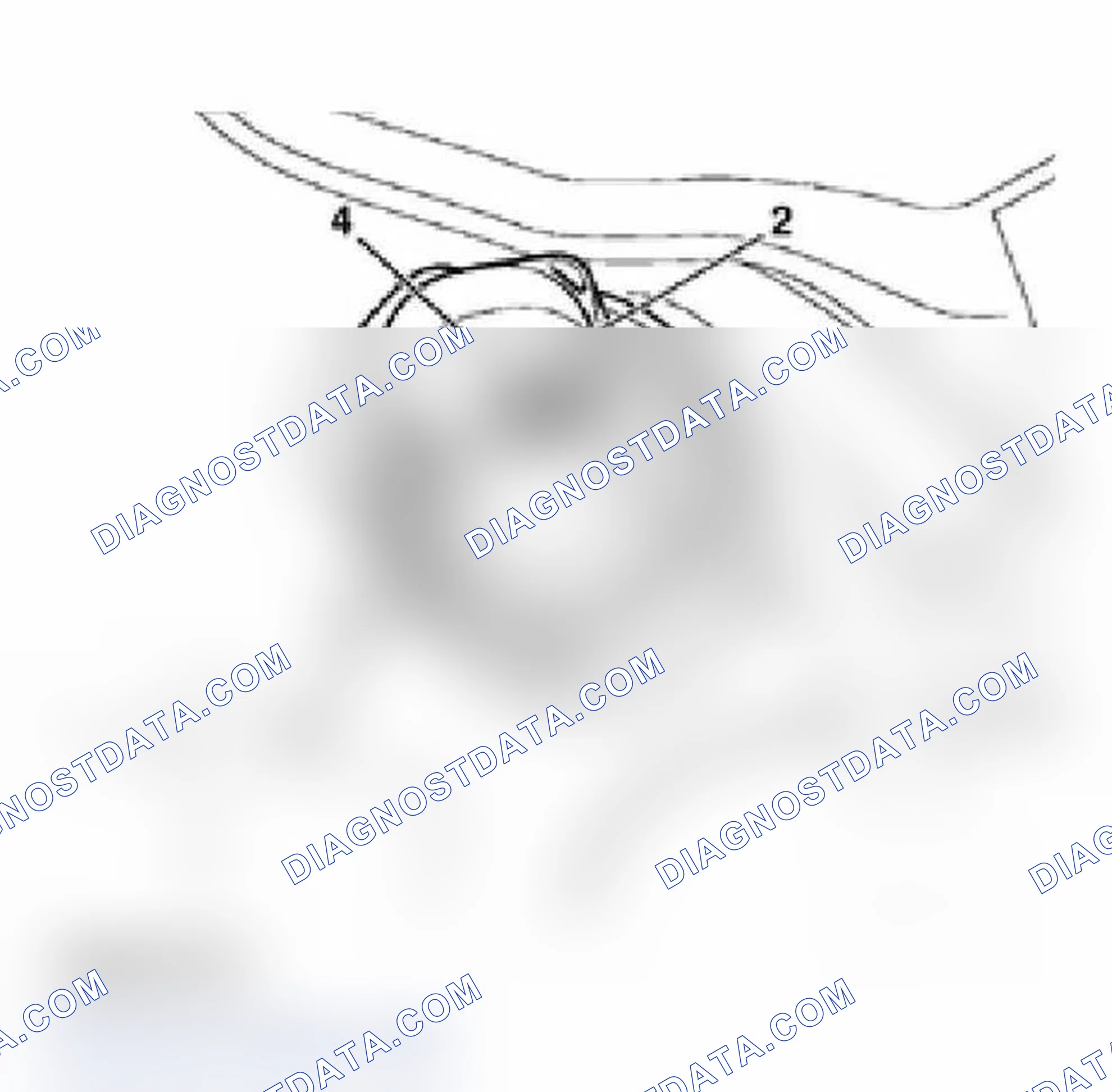 Scheme 55: Identifying ECT Sensor 4-Pin Connector Terminals (Oval Connector)