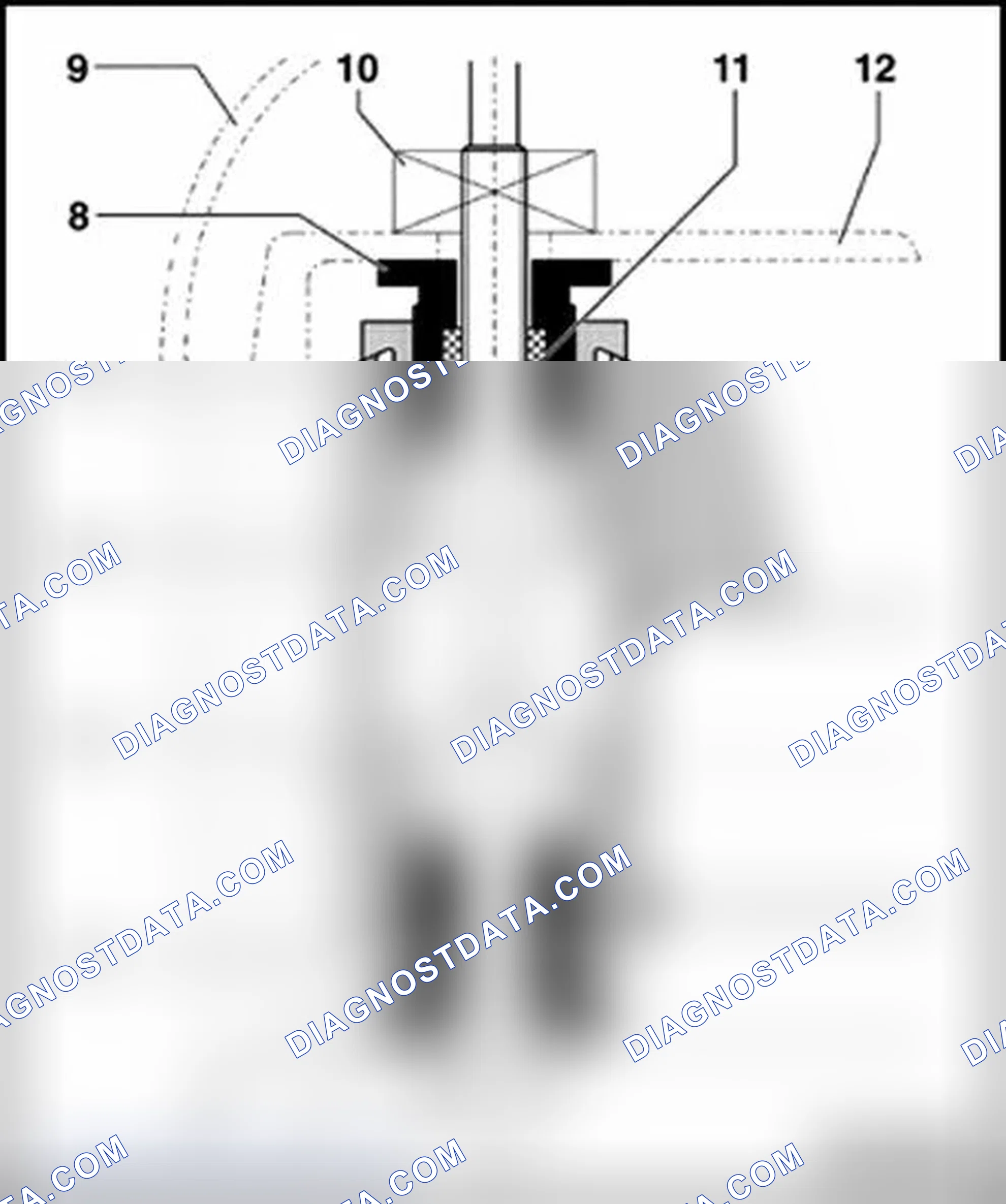 Scheme 155: Bumper, mounting to shock absorber