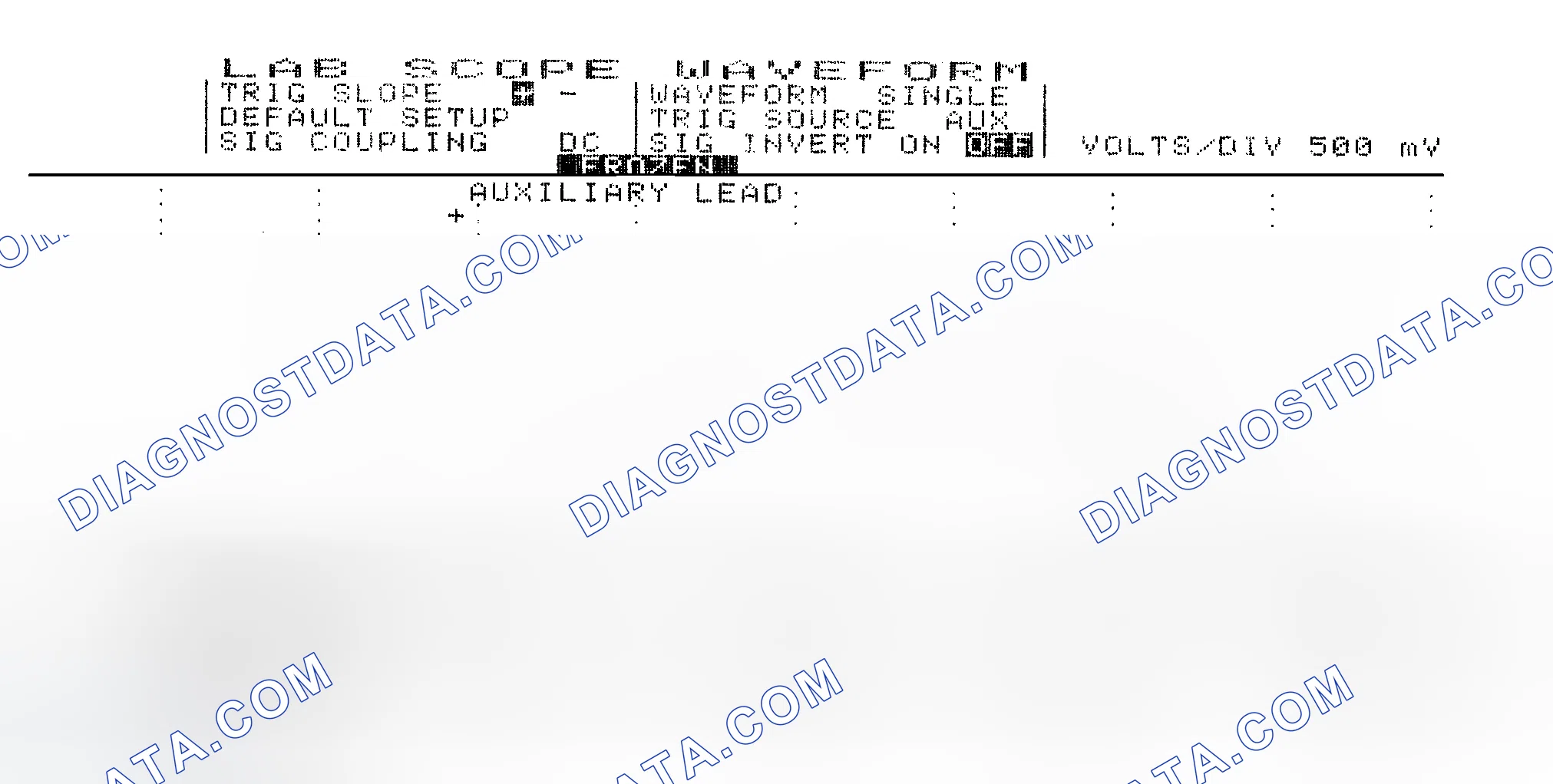 Scheme 14: Single Injector w/Excessive Current Flow - Current Pattern