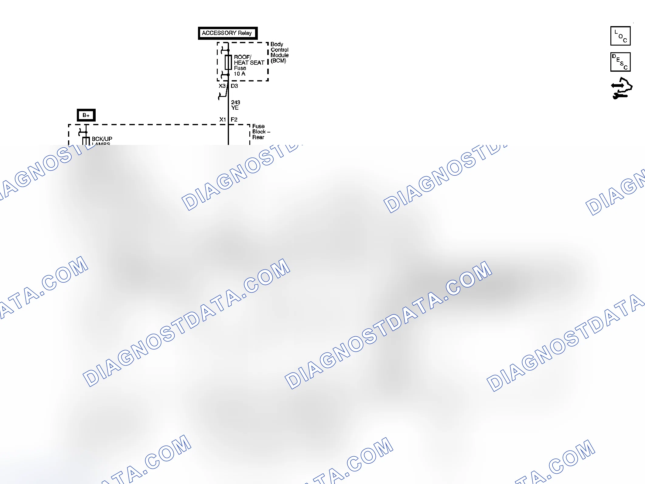 Scheme 1: Inside Rearview Mirror Schematics
