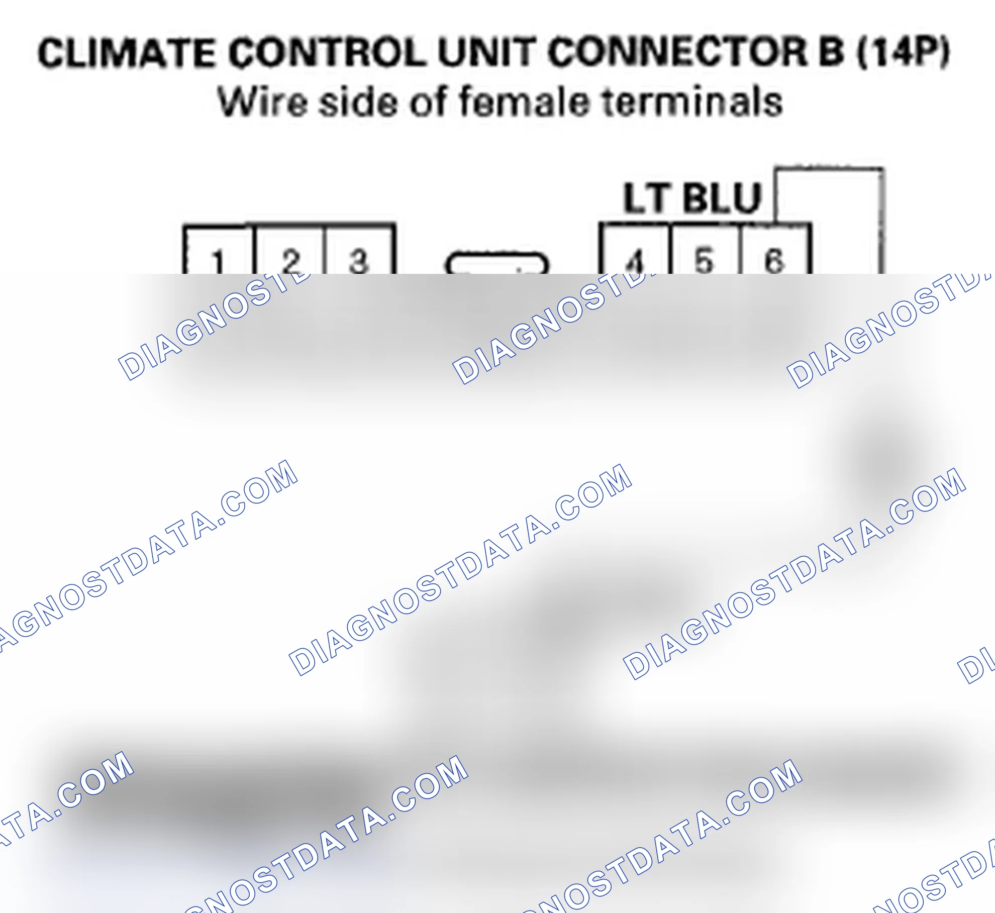 Scheme 27: DTC B1213 or DTC indicator N: An Open in the Rear Evaporator Temperature Sensor Circuit