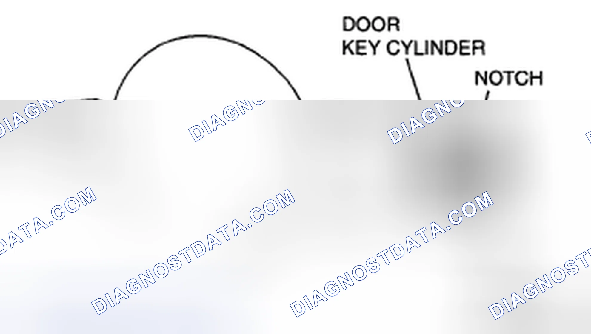 Scheme 18: FRONT DOOR KEY CYLINDER REMOVAL/INSTALLATION