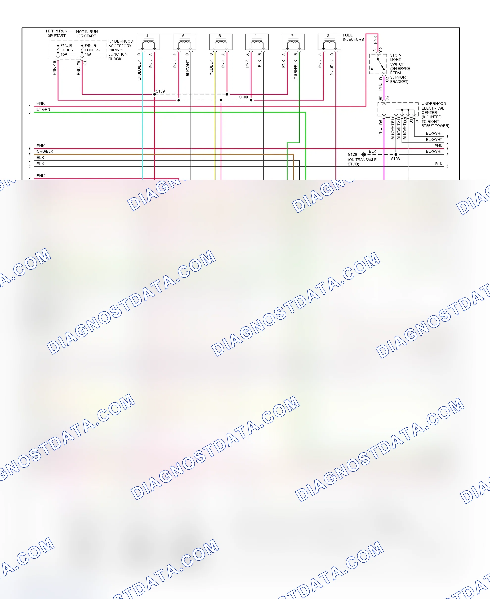 Scheme 123: PCM Wiring Diagram (Intrigue - 3.5L - 2 Of 4)