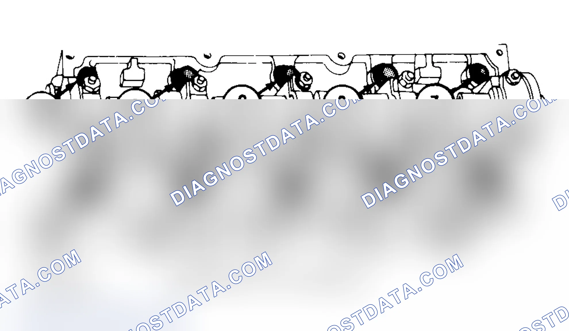 Scheme 7: Typical Cylinder Head Tightening or Loosening Sequence