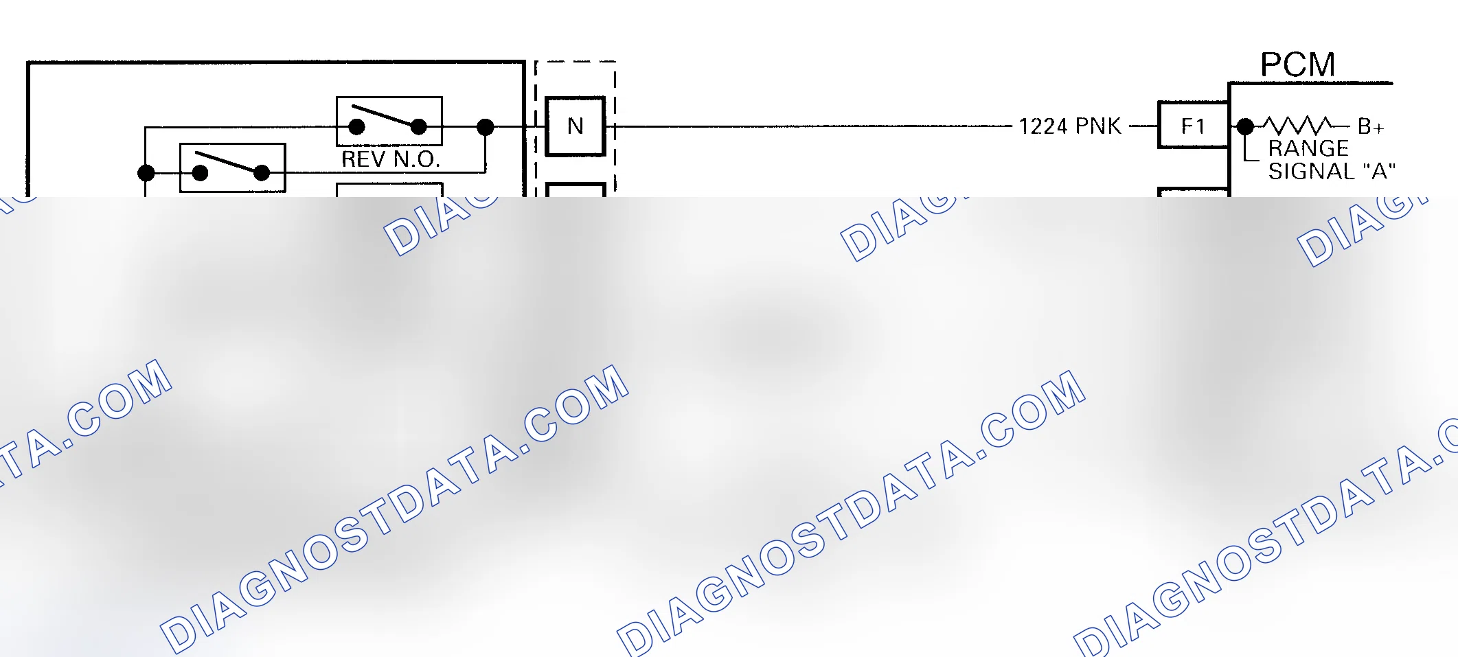 Scheme 18: Code 28 Schematic ("G" Series) Transmission Range Pressure Switch