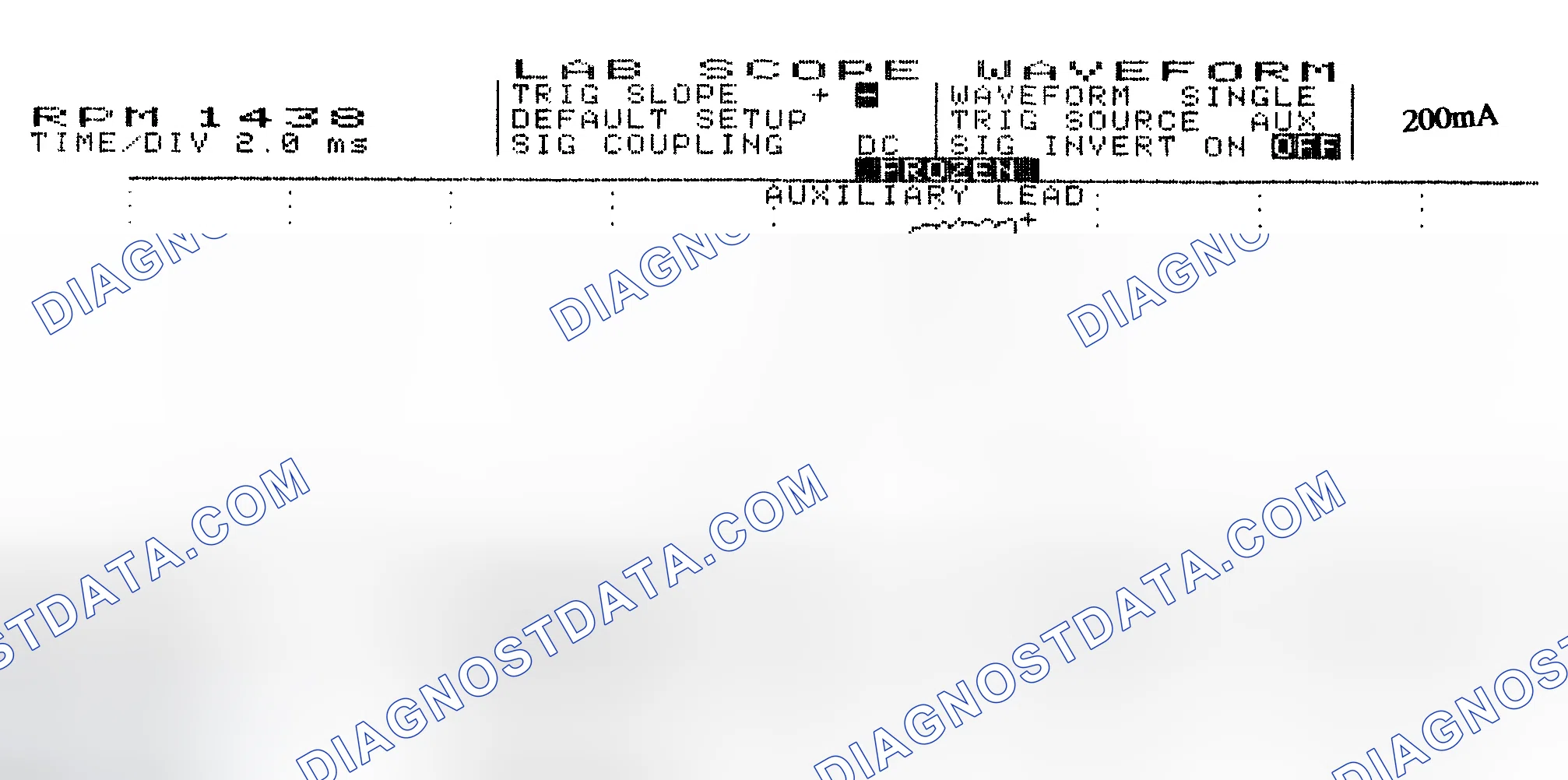 Scheme 15: Single Injector w/Normal Current Flow - Current Pattern