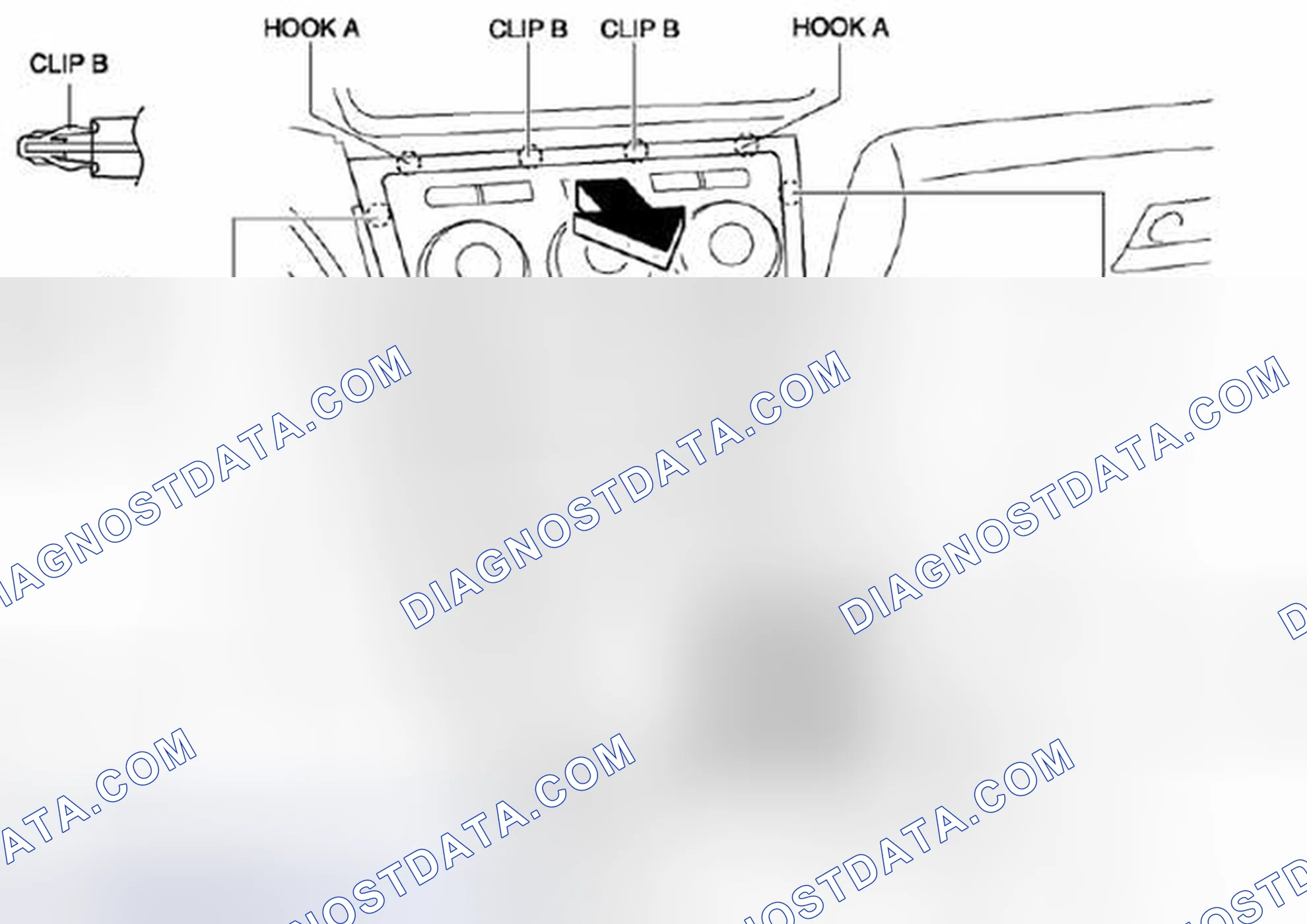 Scheme 10: CENTER PANEL LOWER REMOVAL/INSTALLATION