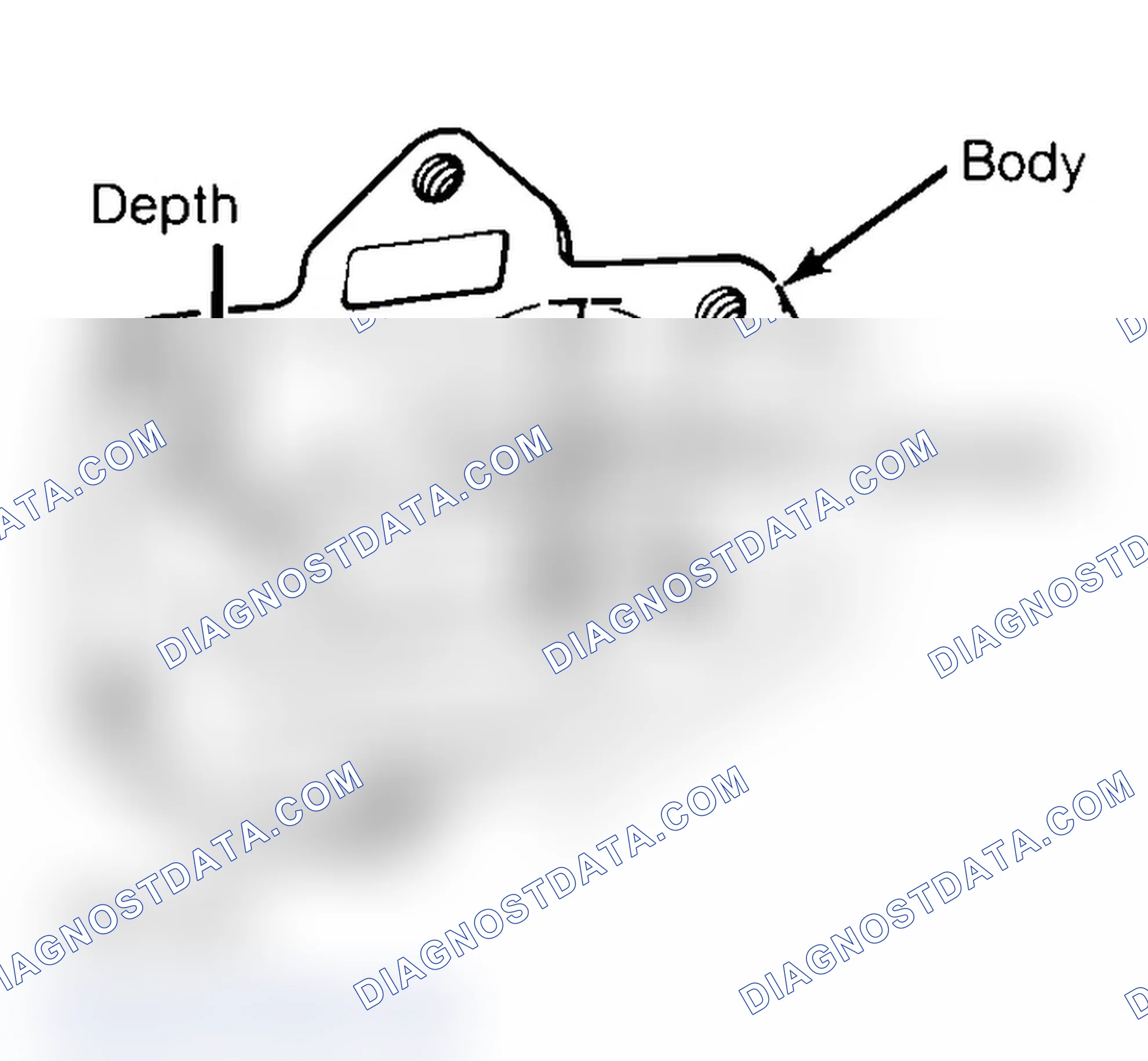 Scheme 35: Measuring Oil Pump Gear Cavity