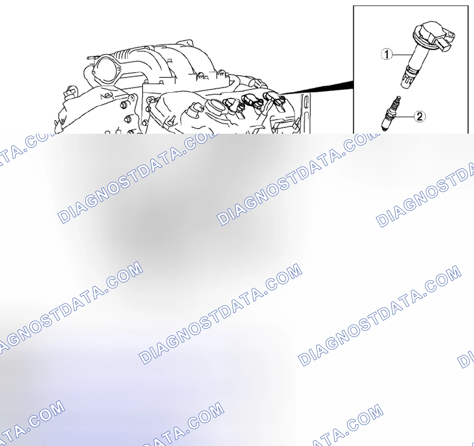 Scheme 5: Ignition Coil And Spark Plug (MZI 3.7 V6)