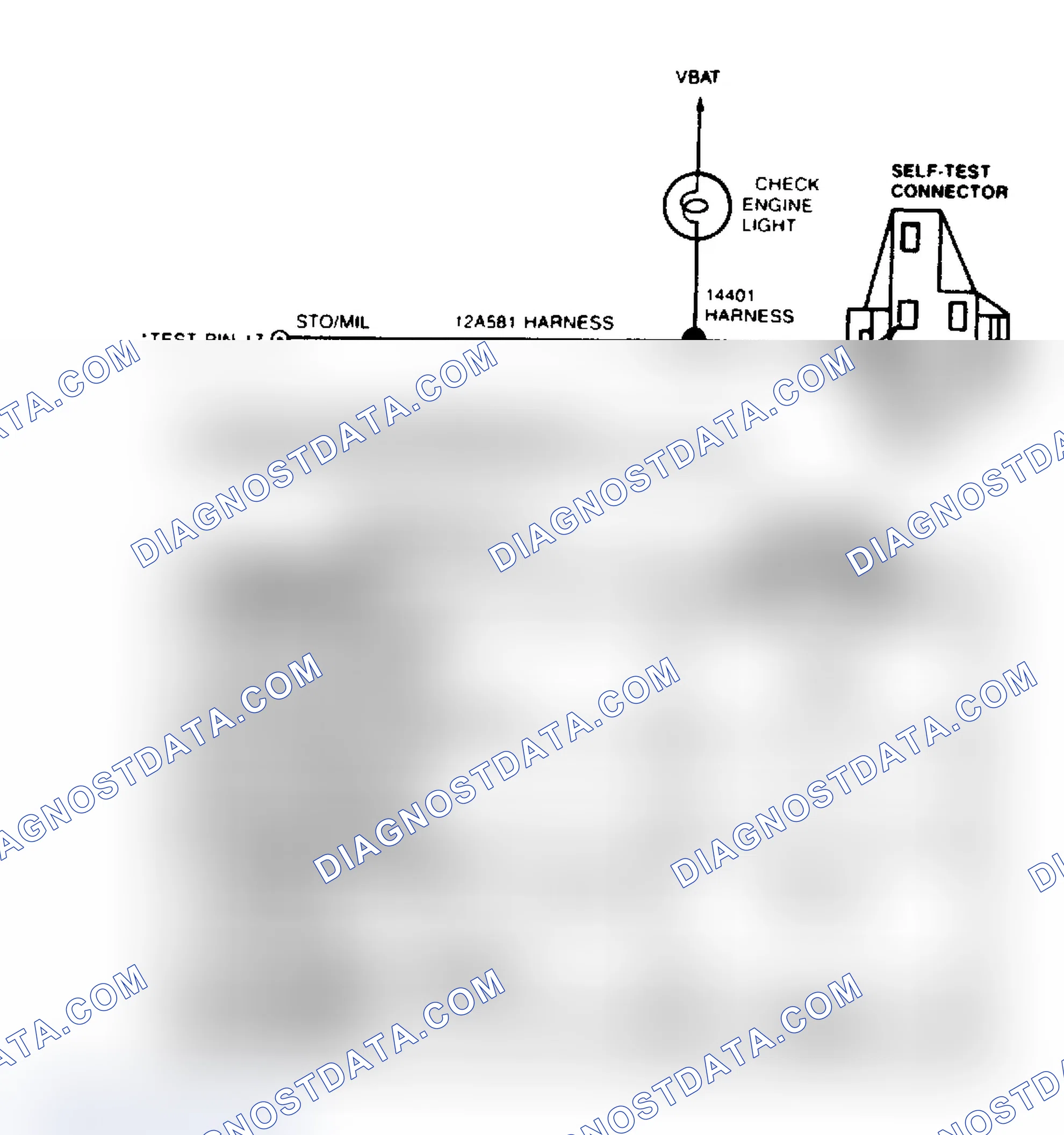Scheme 111: CHECK ENGINE Light (Malfunction Indicator) Circuit (2 of 2)