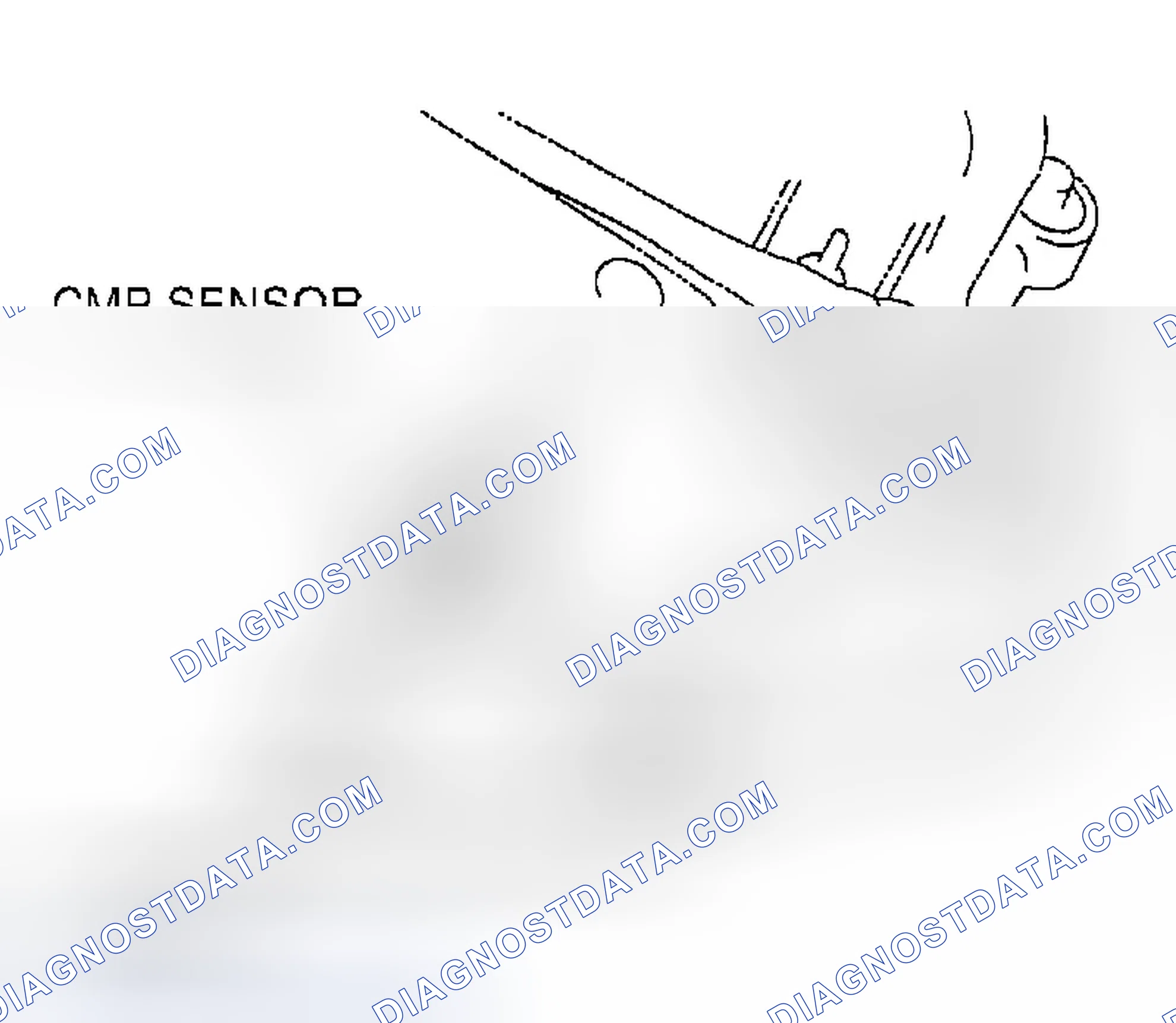 Scheme 411: CAMSHAFT POSITION (CMP) SENSOR REMOVAL/INSTALLATION