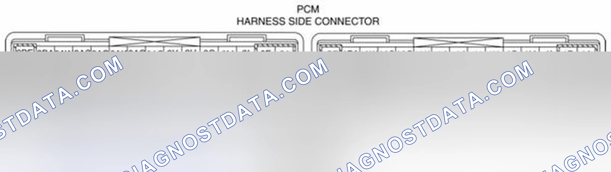Scheme 132: PCM Harness Connector Terminal Identification